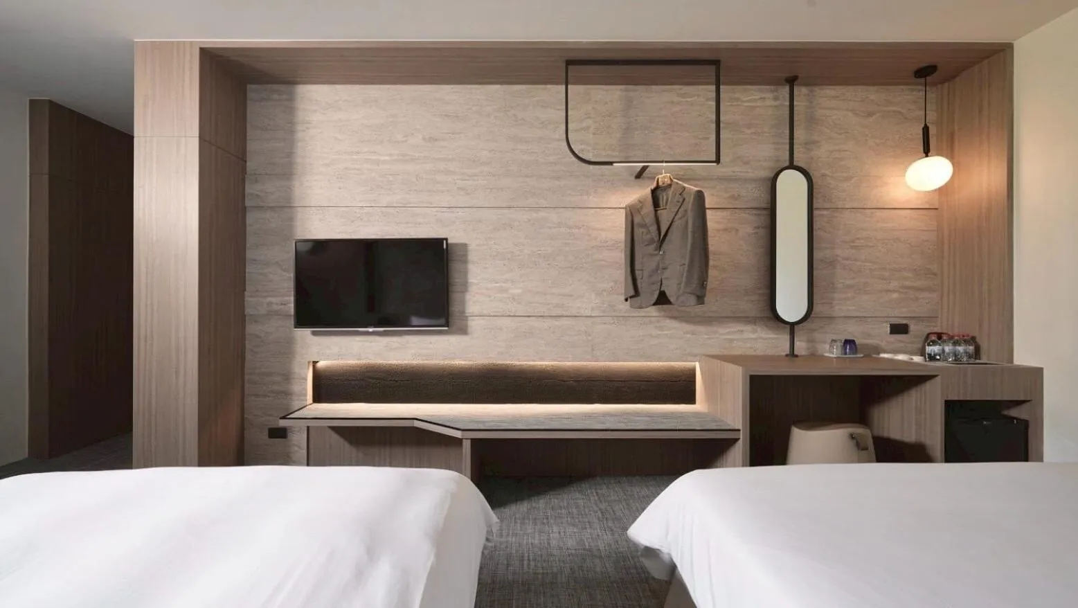 Bed in Hai Fu Hotel & Suites