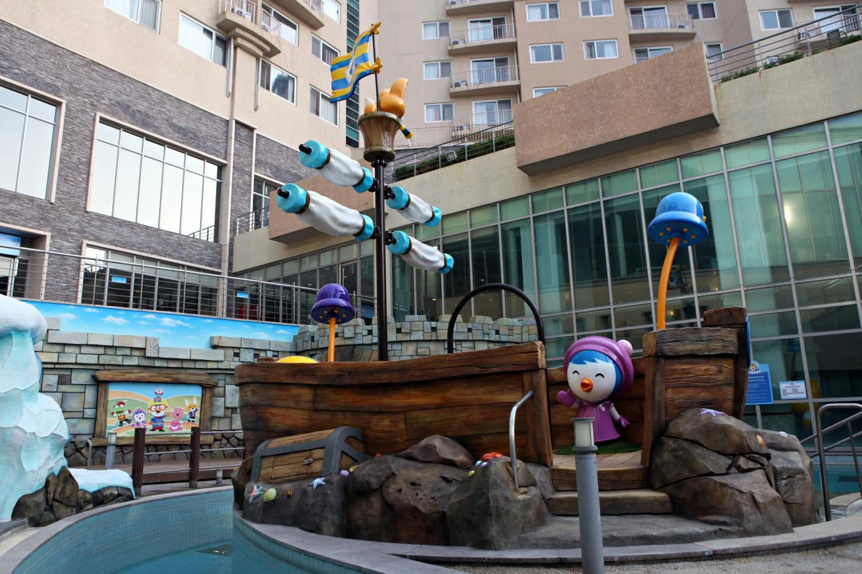 Aqua park in Hanwha Resort Gyeongju