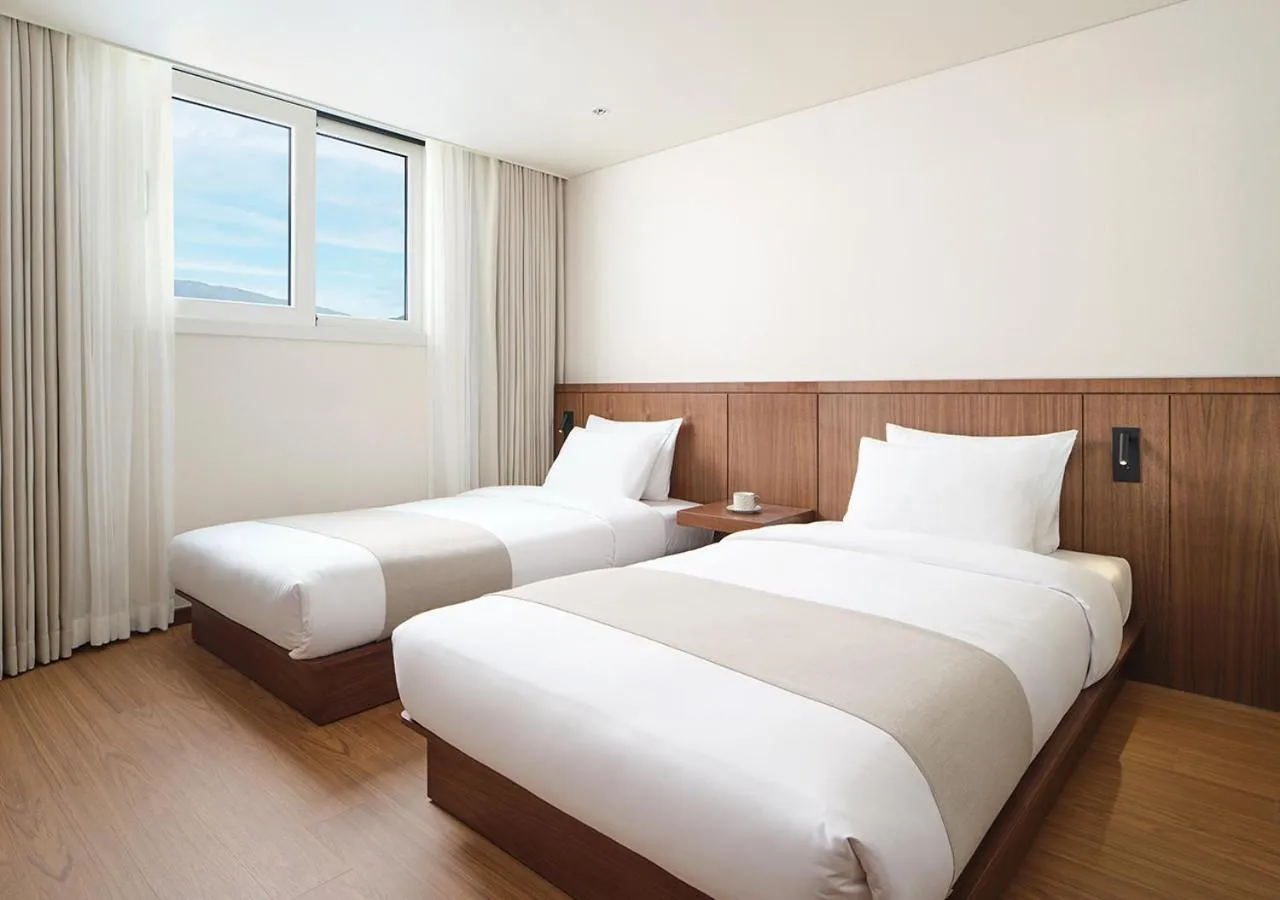 Bed in Hanwha Resort Gyeongju