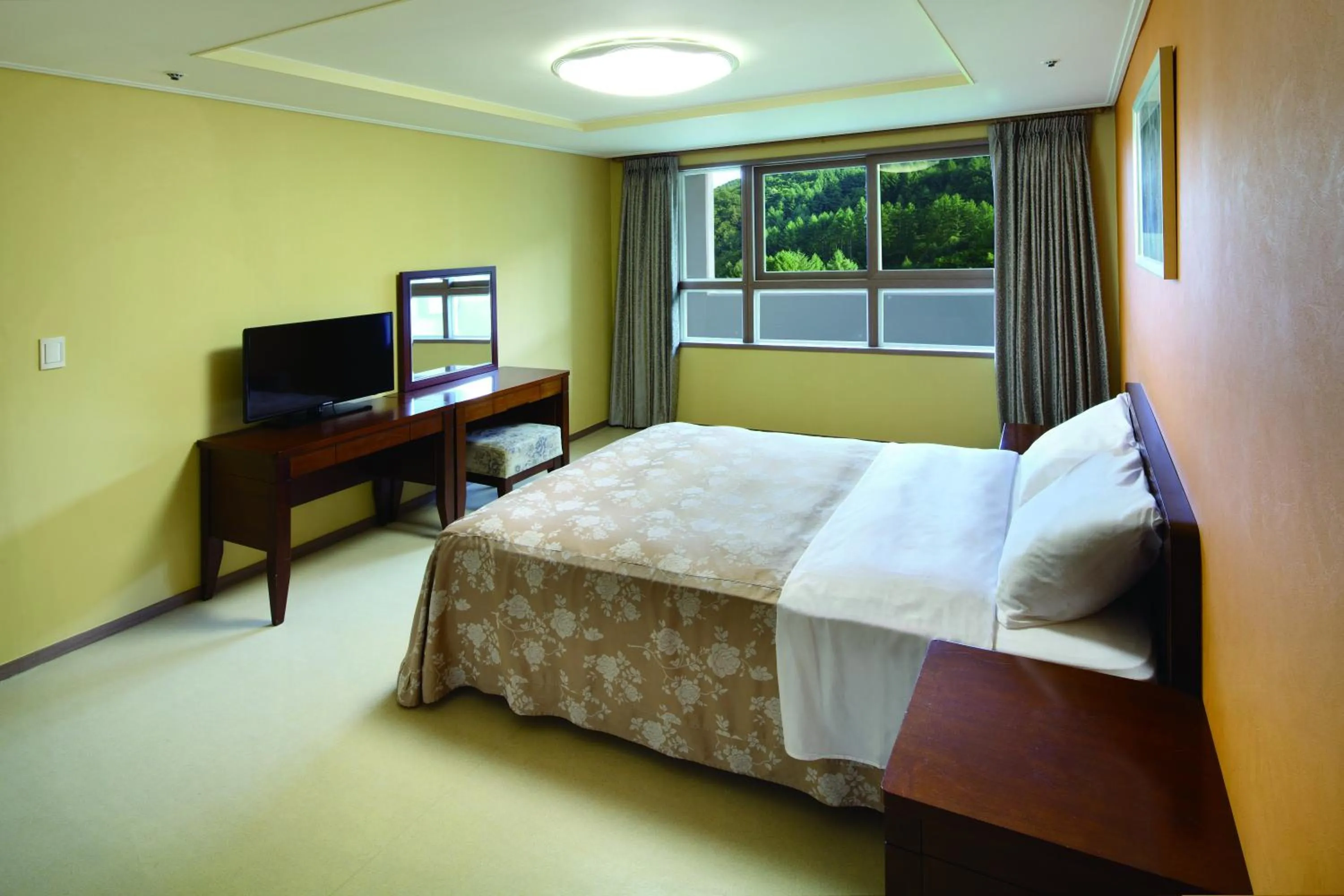 Bed in Hanwha Resort Pyeongchang