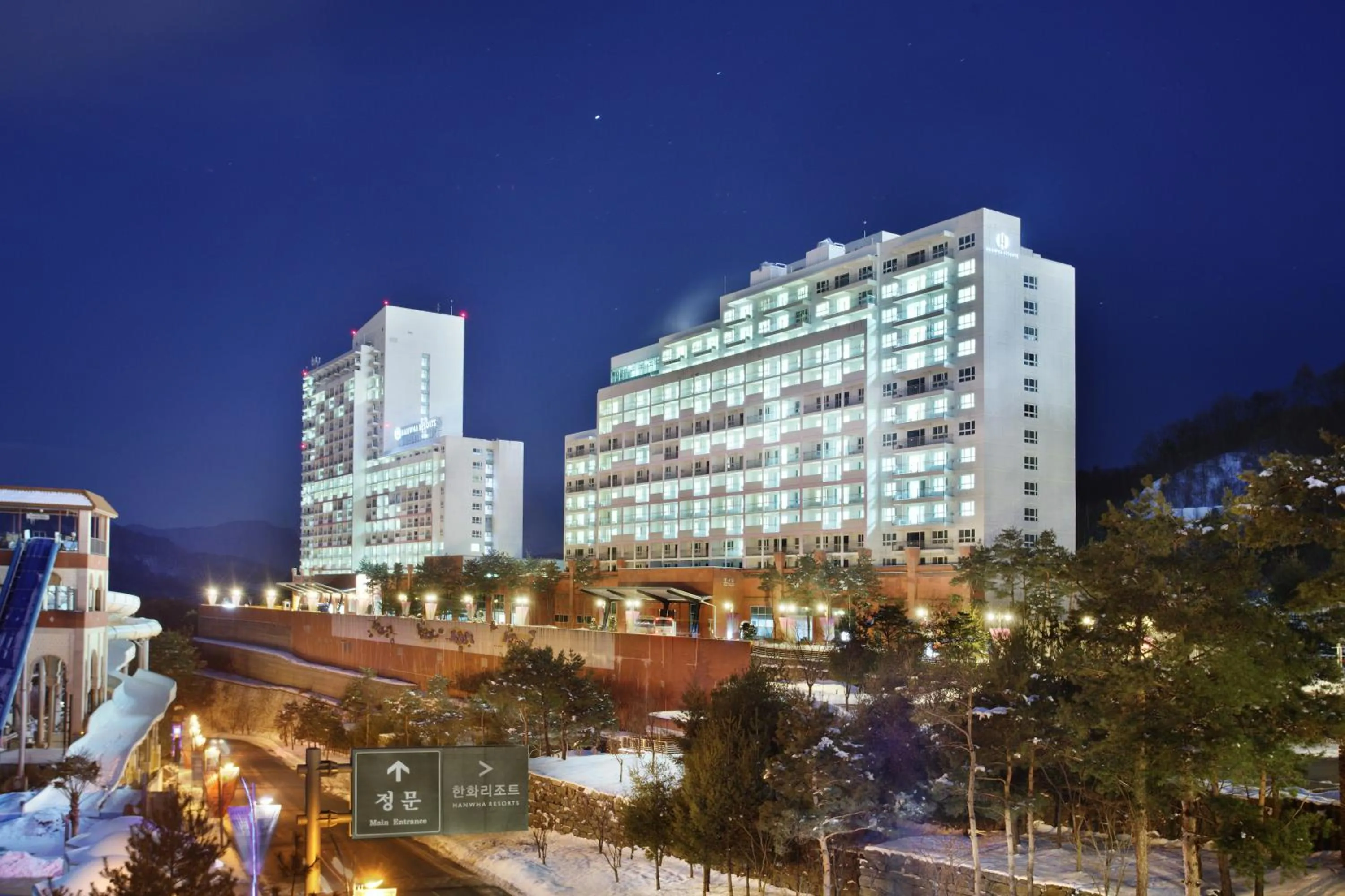 Area and facilities in Hanwha Resort Pyeongchang
