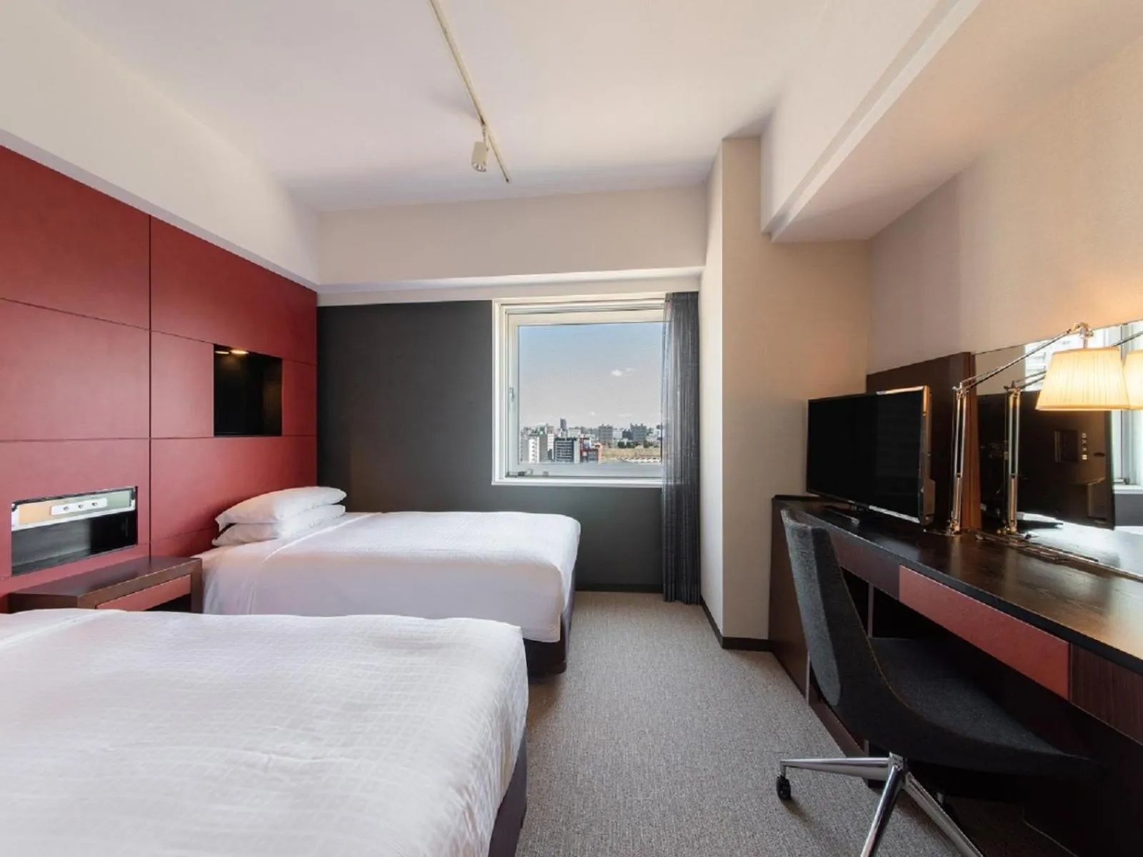 Bed in Hotel Vista Sapporo Nakajima Koen