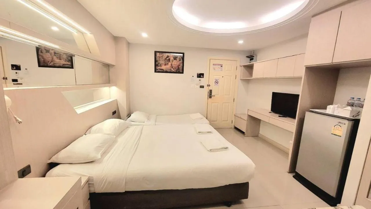 Bed in B-your home Hotel Don Mueang Airport Bangkok 如你家酒店