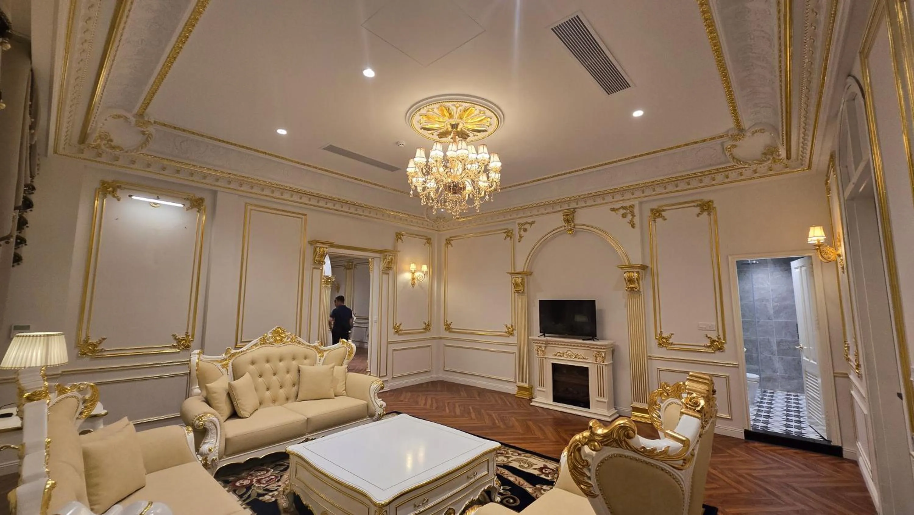 Living room in Champa Palace Hotel