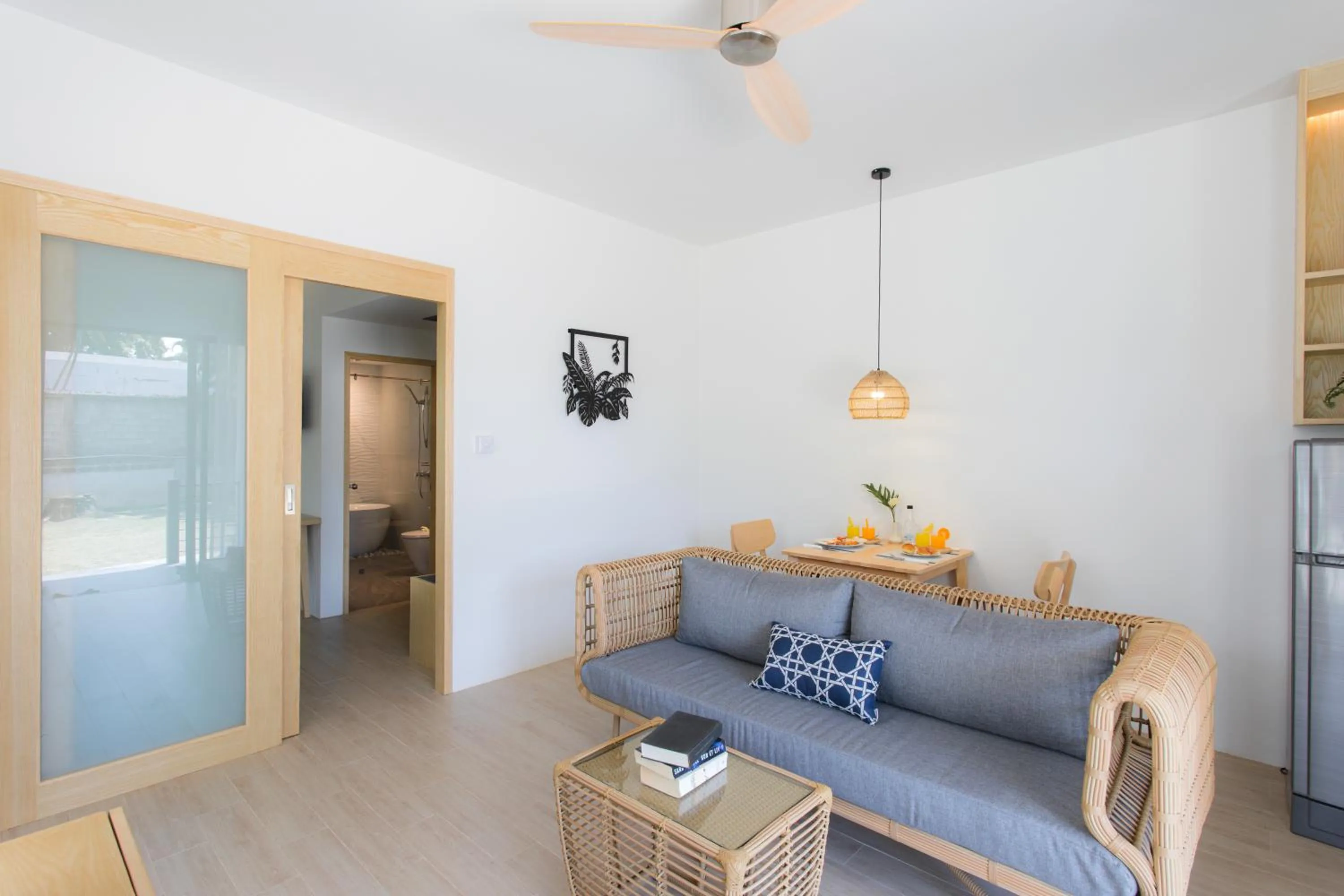 Seating Area in BLU PINE Villa & Pool Access - SHA Plus