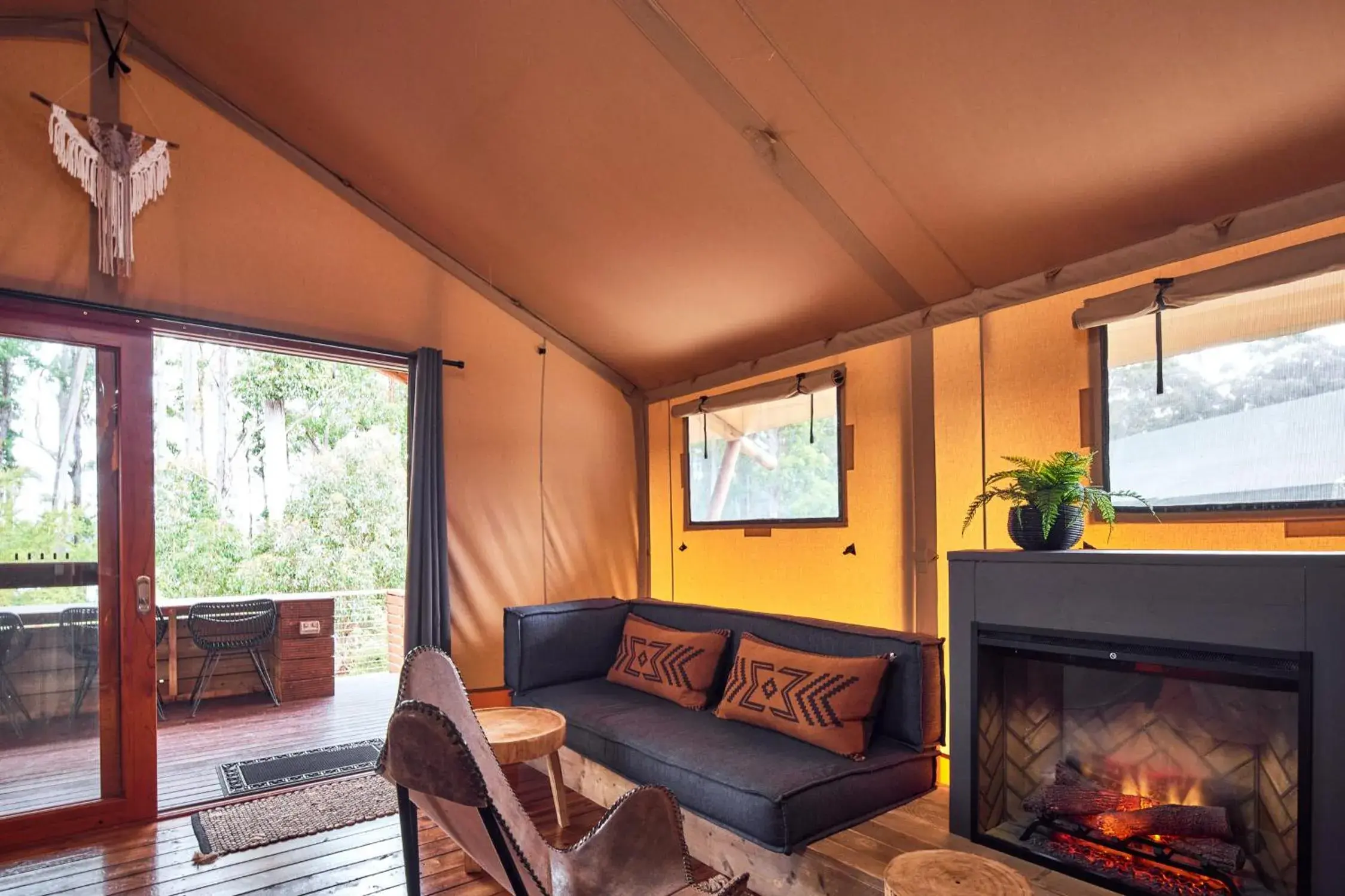 Stargazing Safari Tent in NRMA Port Arthur Holiday Park Stargazing Safari Tent in NRMA Port Arthur Holiday Park