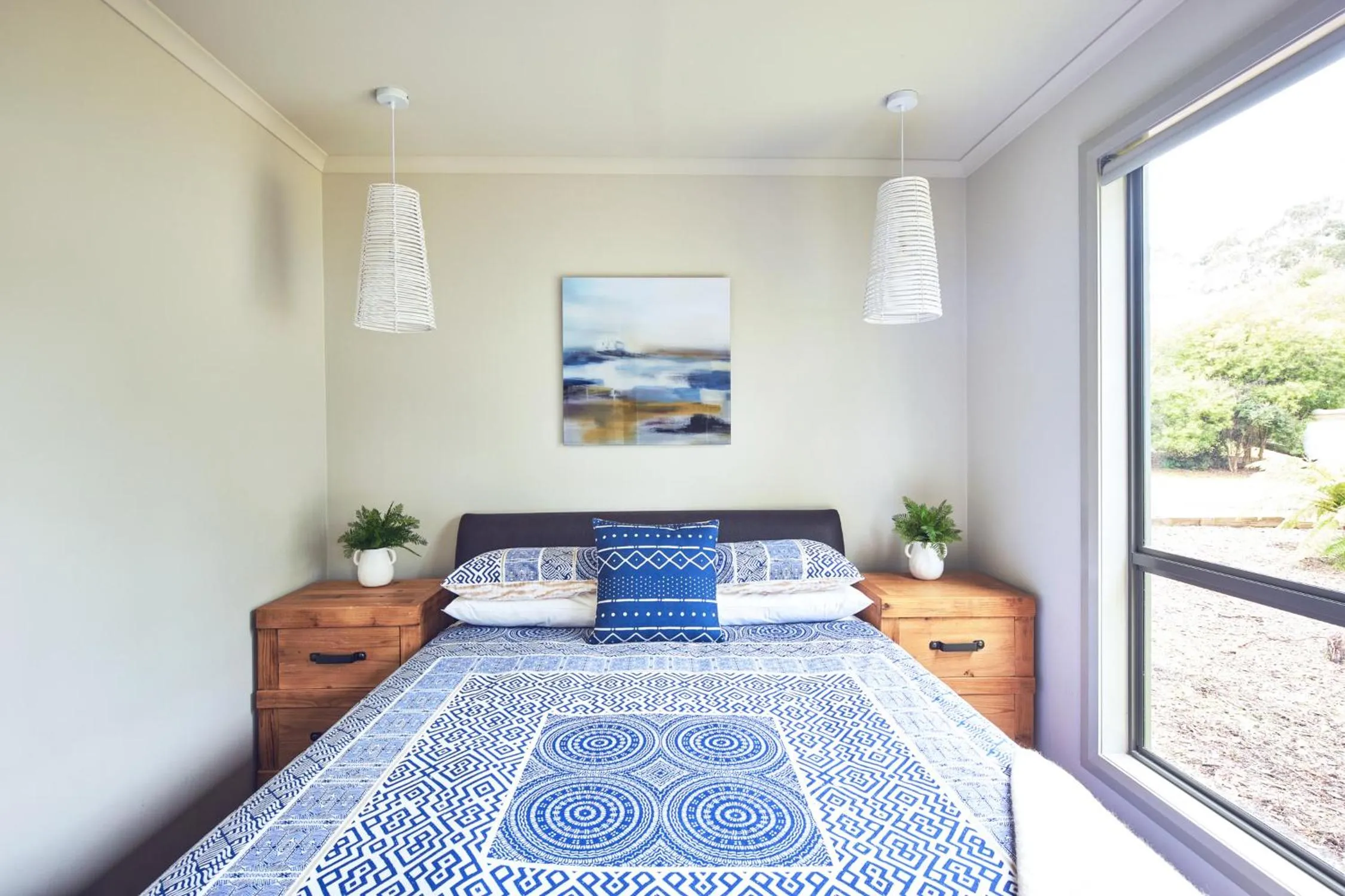 Bed in NRMA Port Arthur Holiday Park