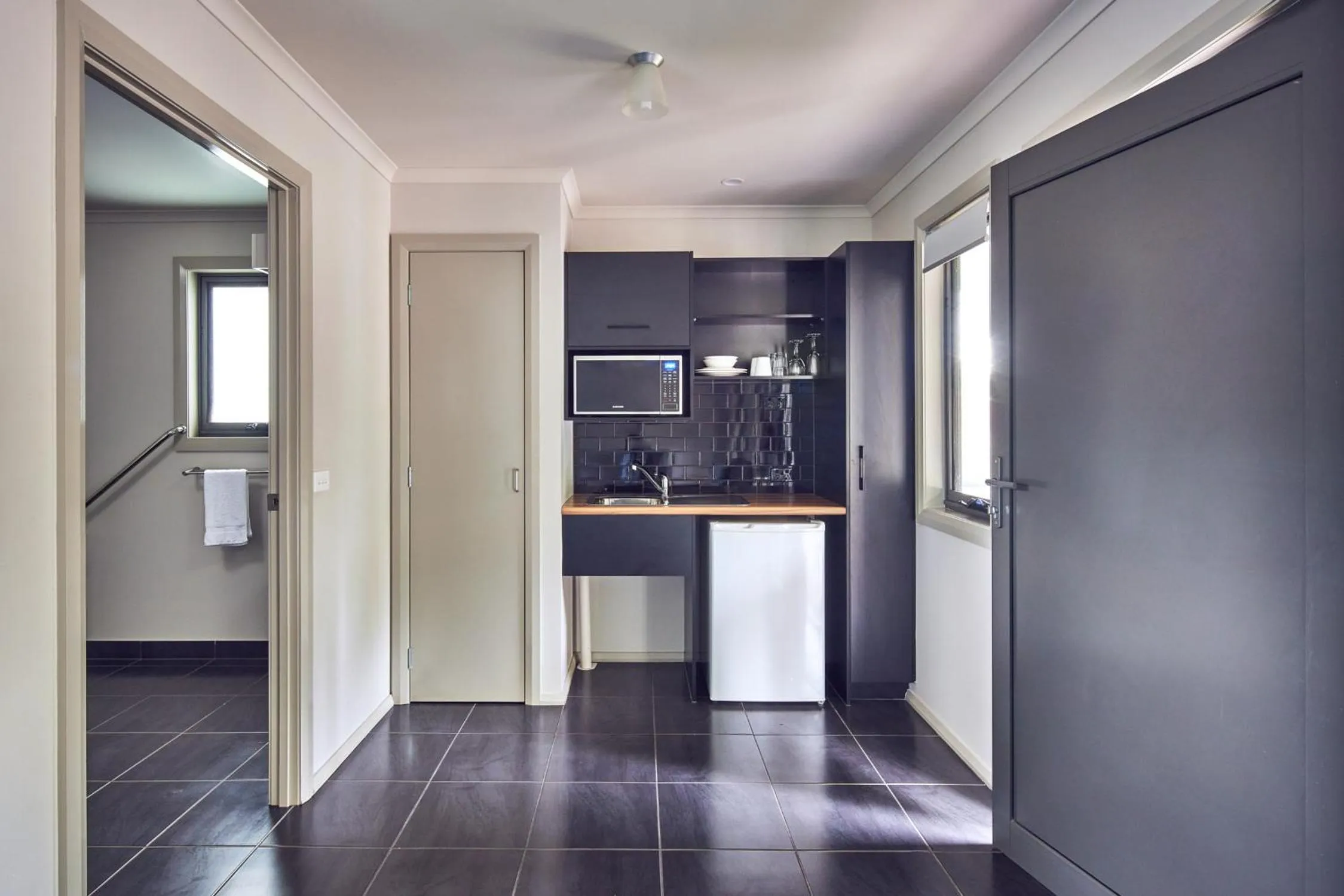 Kitchen or kitchenette in NRMA Port Arthur Holiday Park