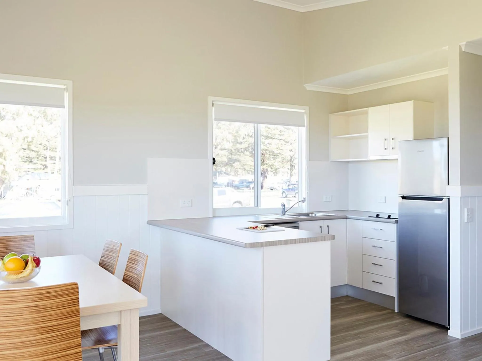 Kitchen or kitchenette in NRMA Victor Harbor Beachfront Holiday Park