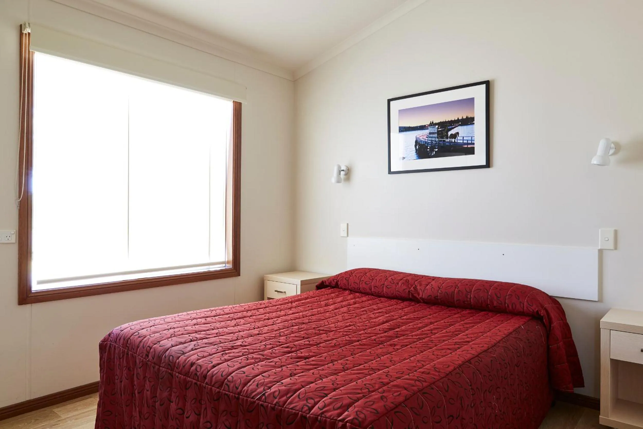 Bed in NRMA Victor Harbor Beachfront Holiday Park