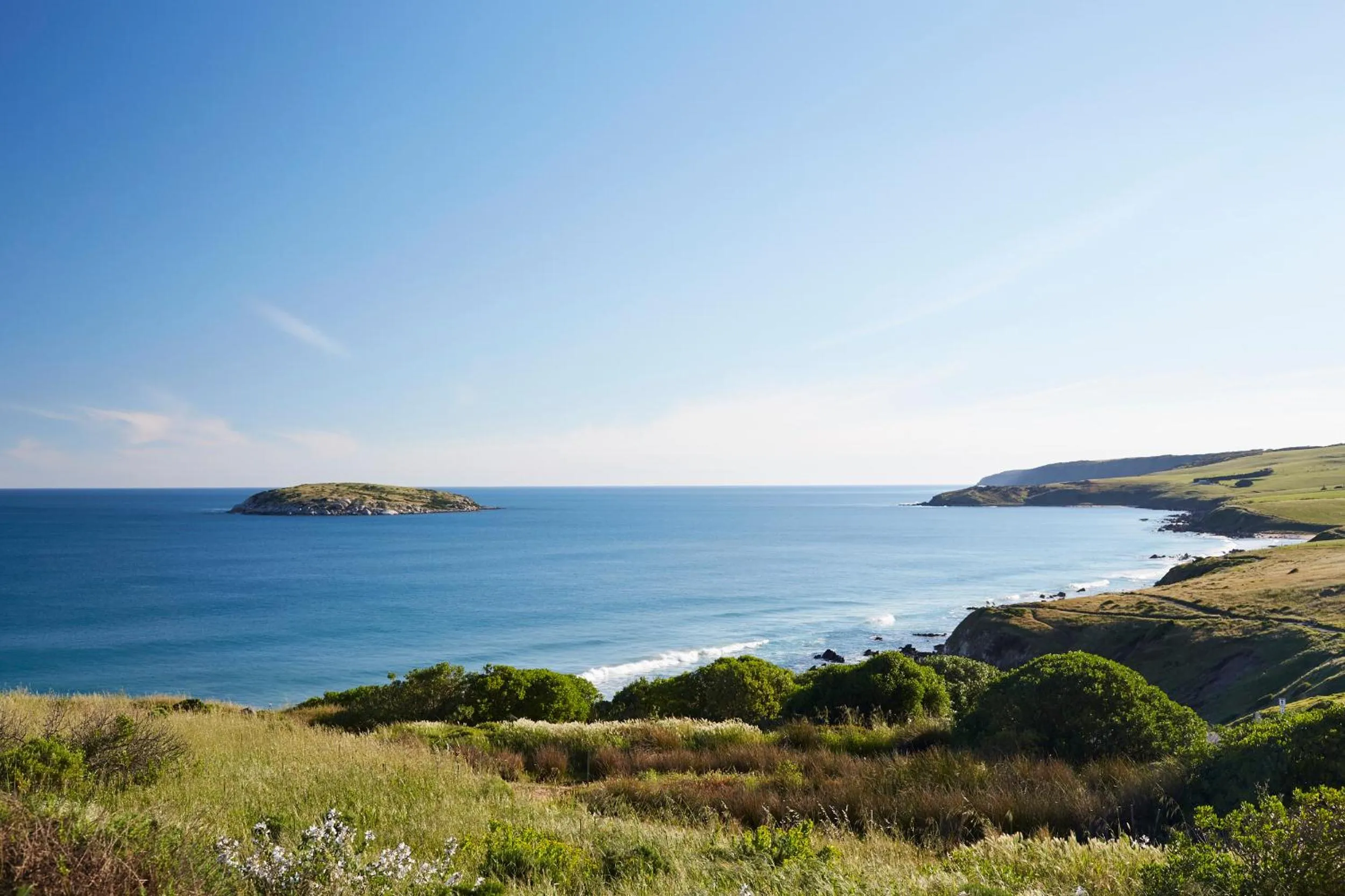Sea view in NRMA Victor Harbor Beachfront Holiday Park