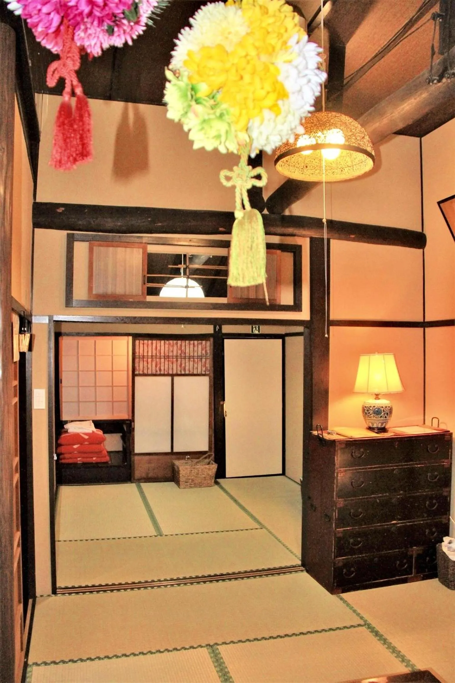 Bedroom, Bed in 京町家-椿庵Kyomachiya-Tsubakian