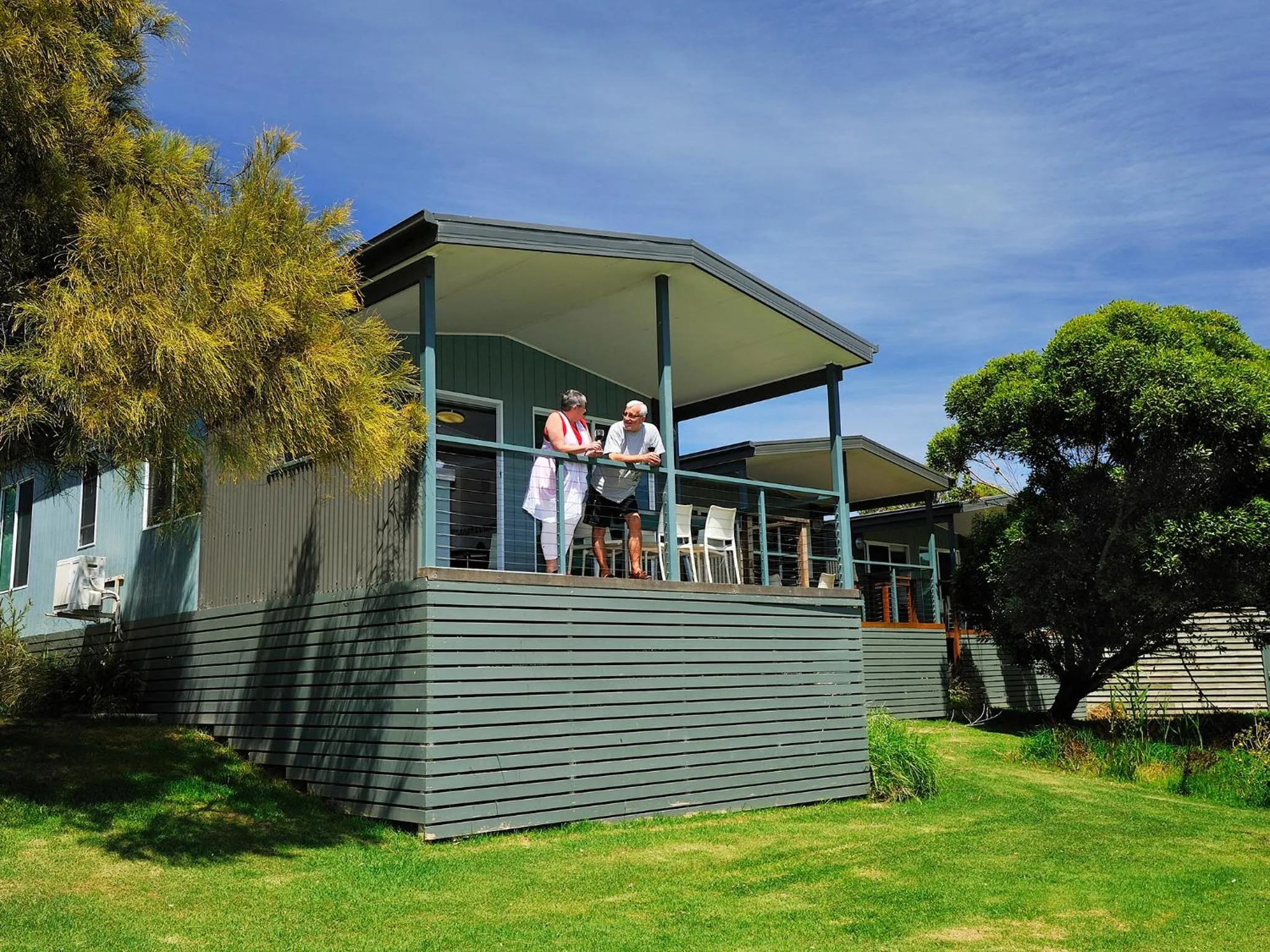 Balcony/Terrace in NRMA Port Campbell Holiday Park