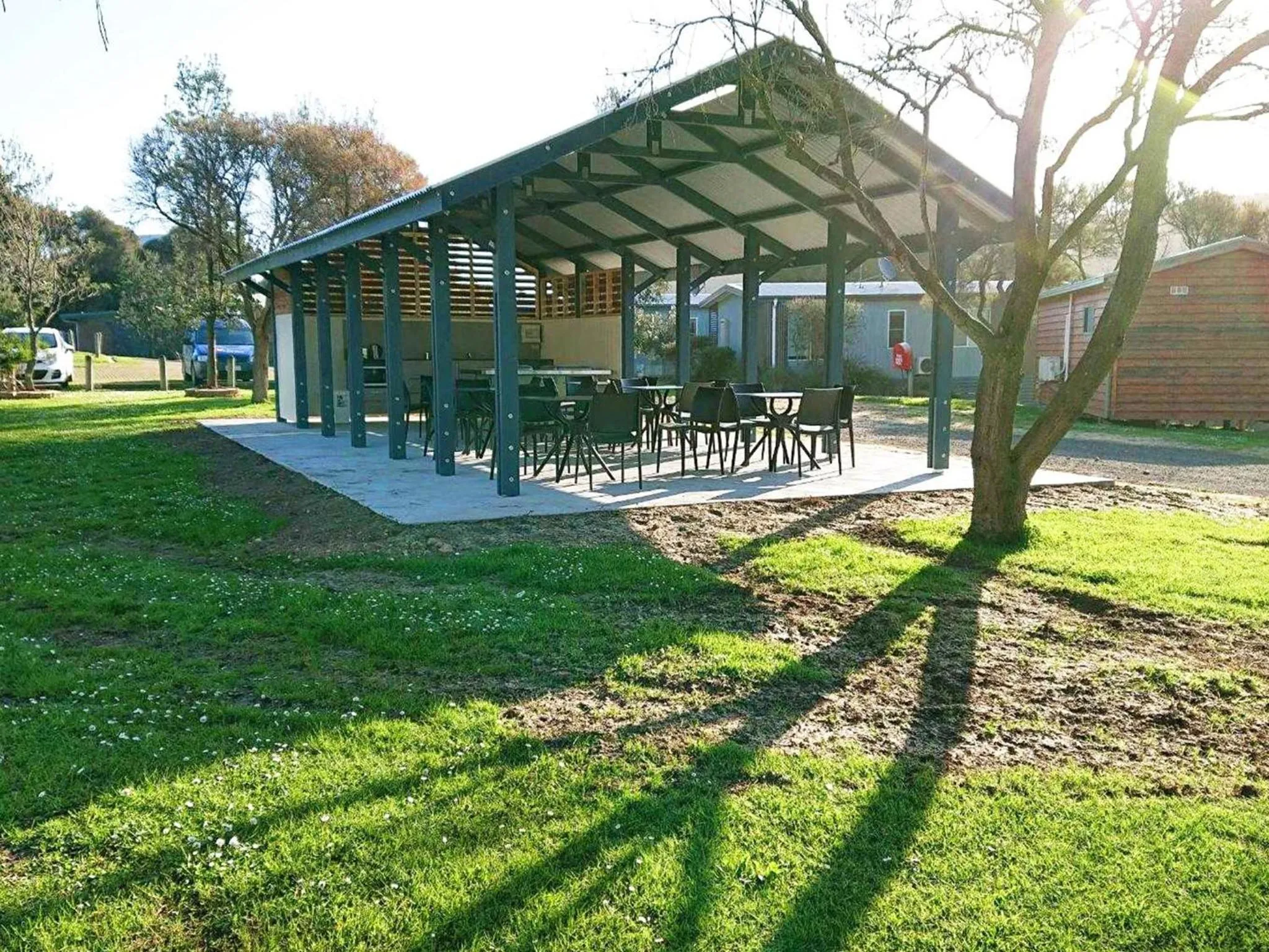 BBQ facilities in NRMA Port Campbell Holiday Park