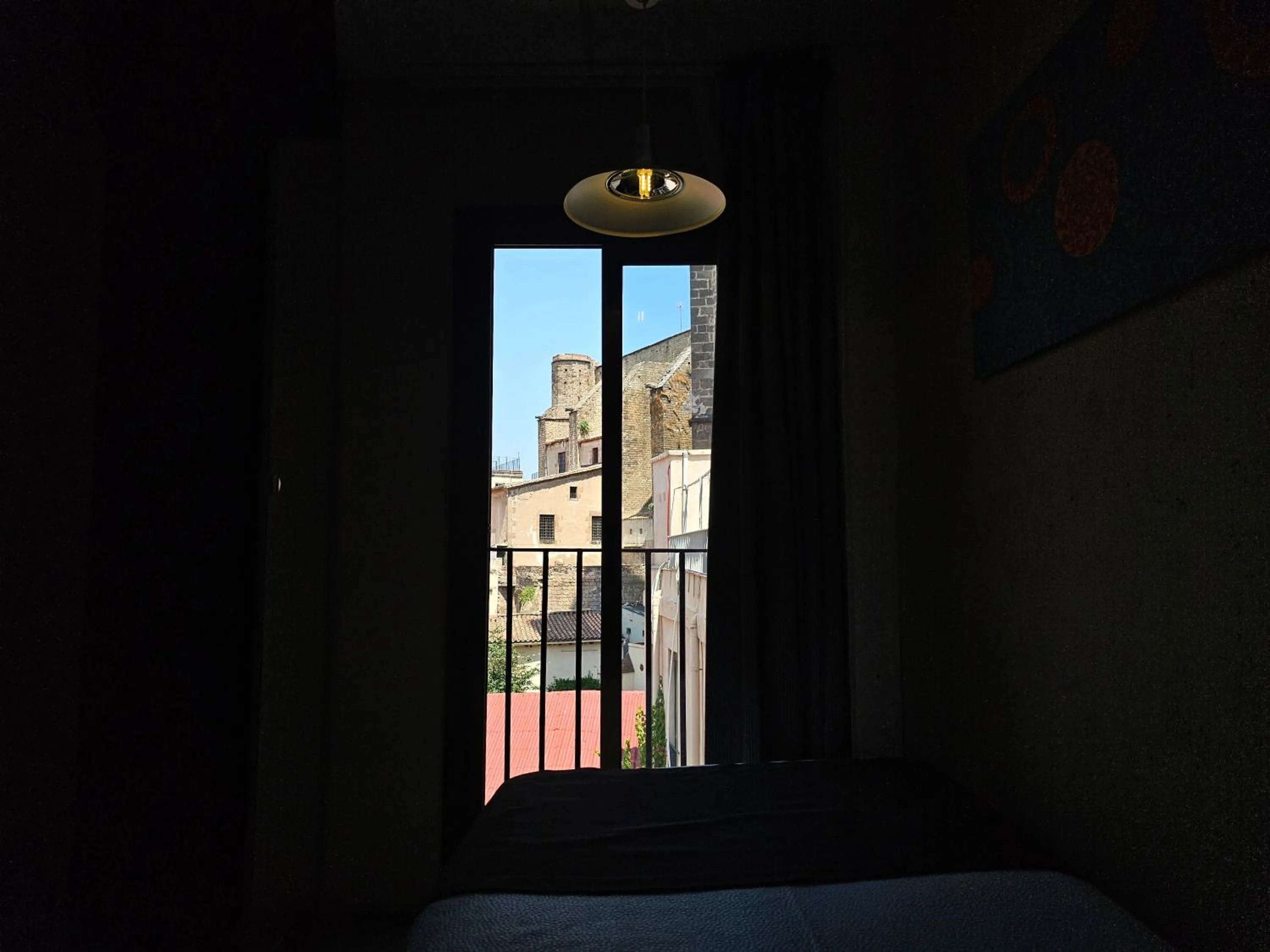 View (from property/room), Bed in Hotel Palermo
