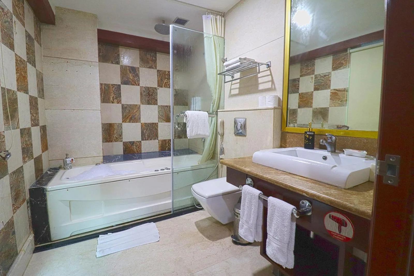 Bathroom in SkyCity Hotel Gurgaon
