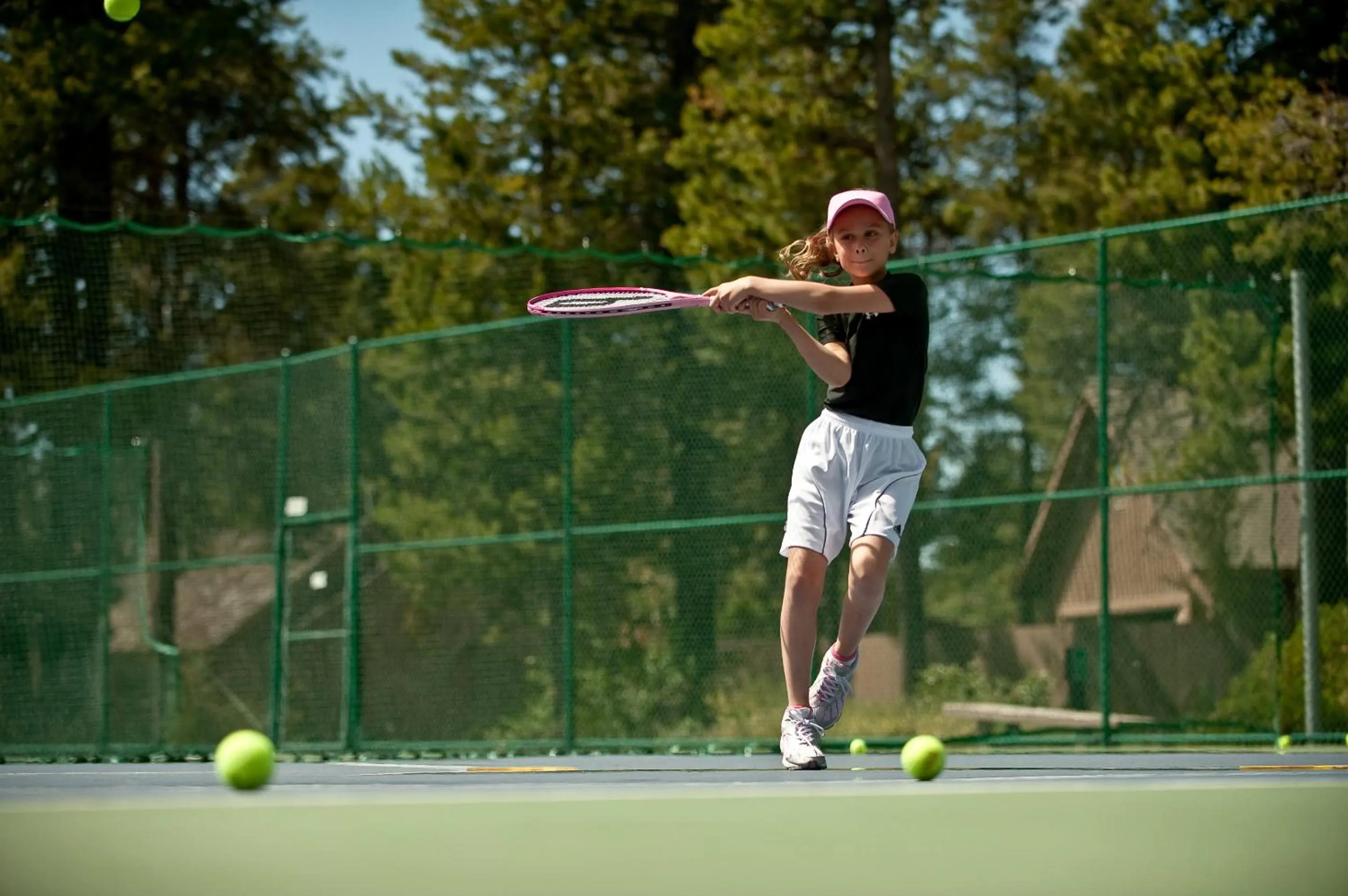 Tennis court in Sunriver Resort