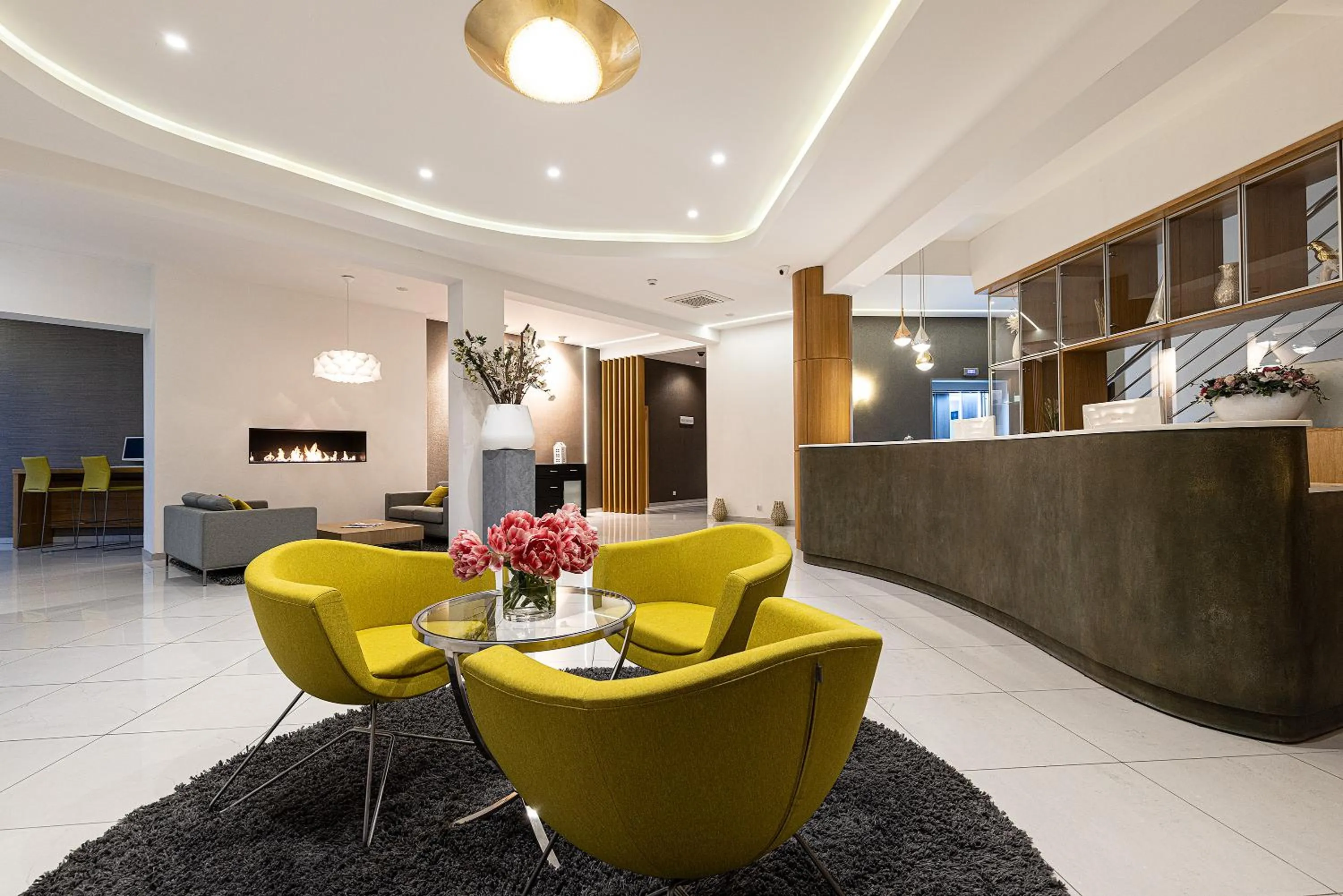 Lobby or reception in Hotel Meridian