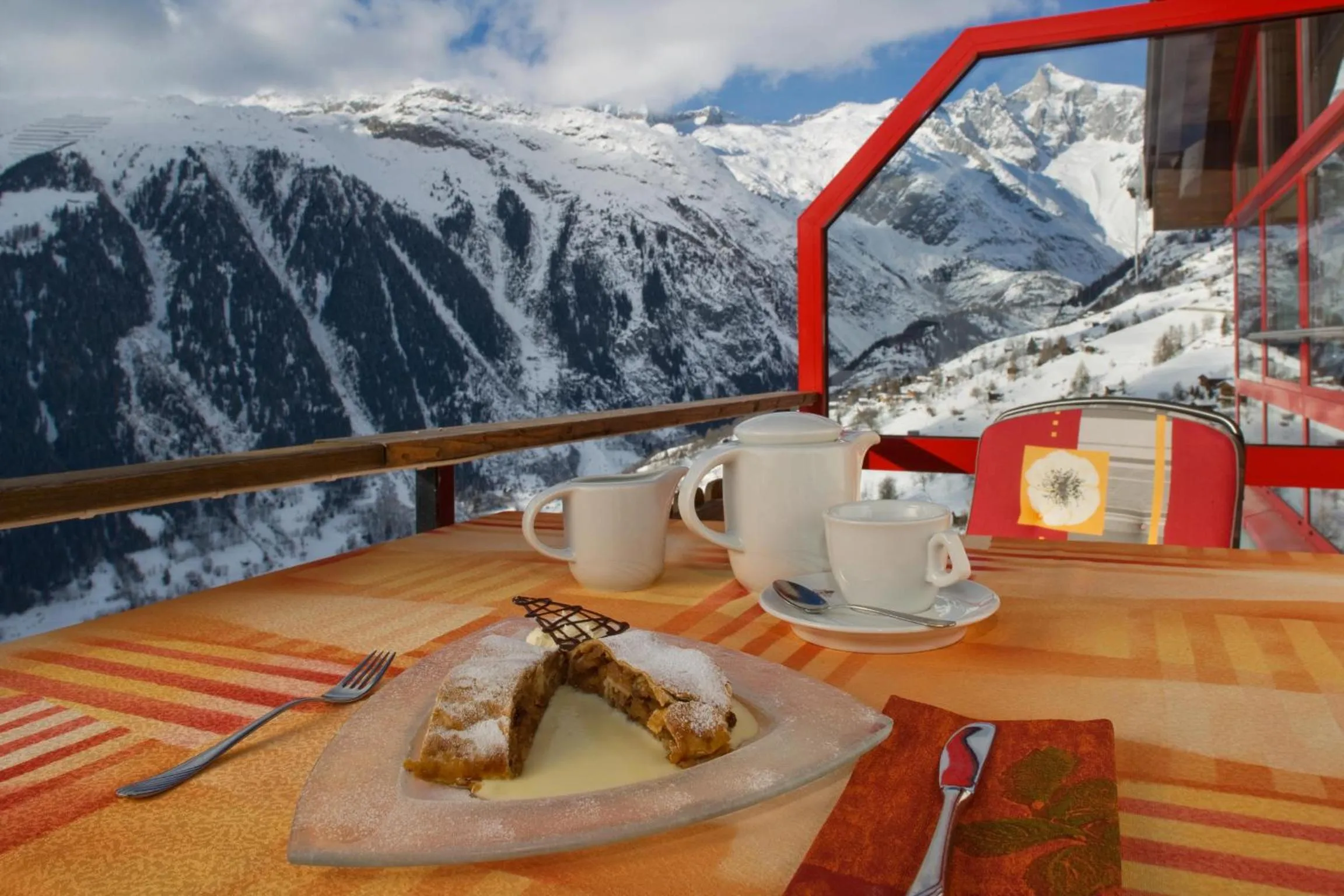 Balcony/Terrace in Hotel Bellwald