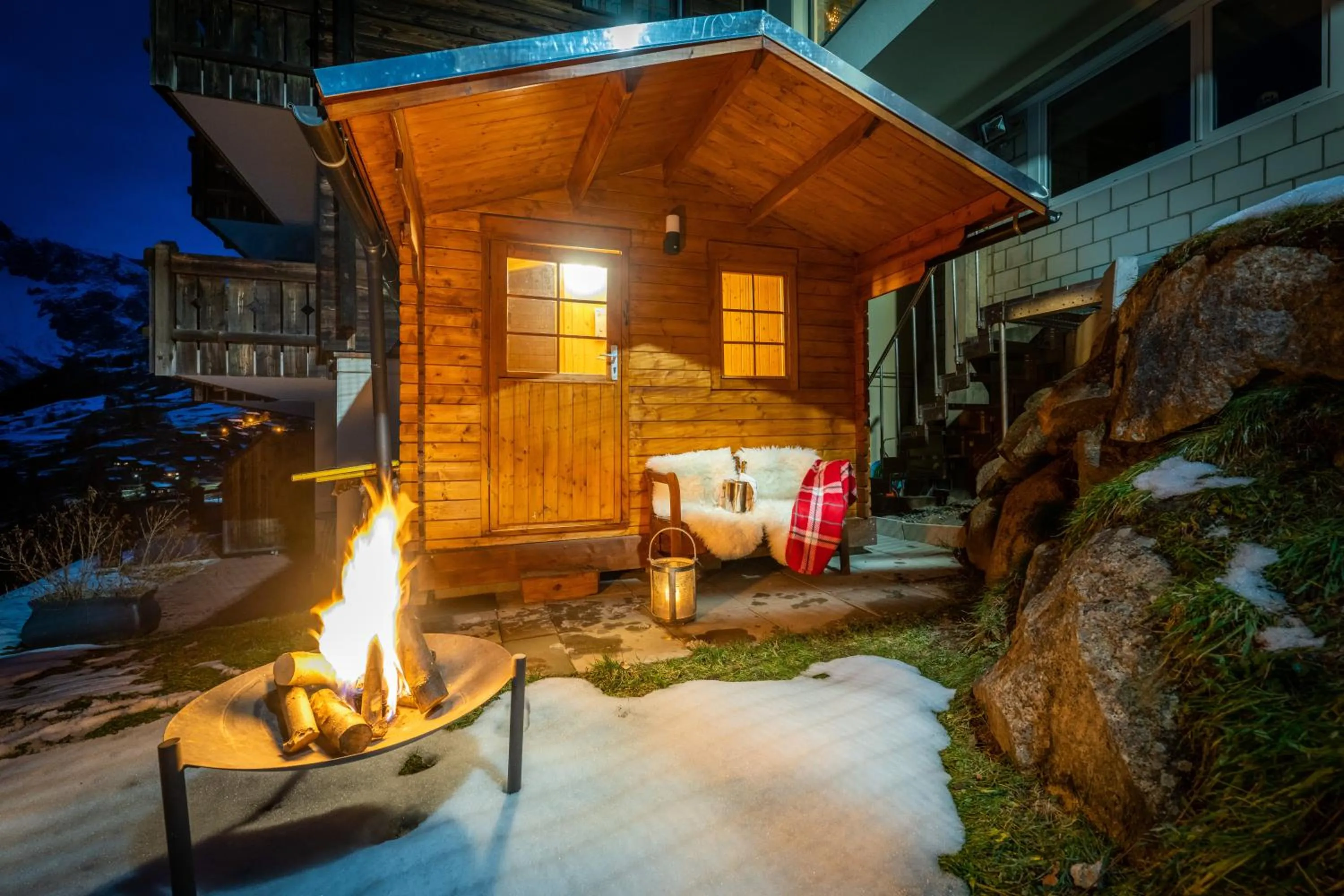 Sauna in Hotel Bellwald