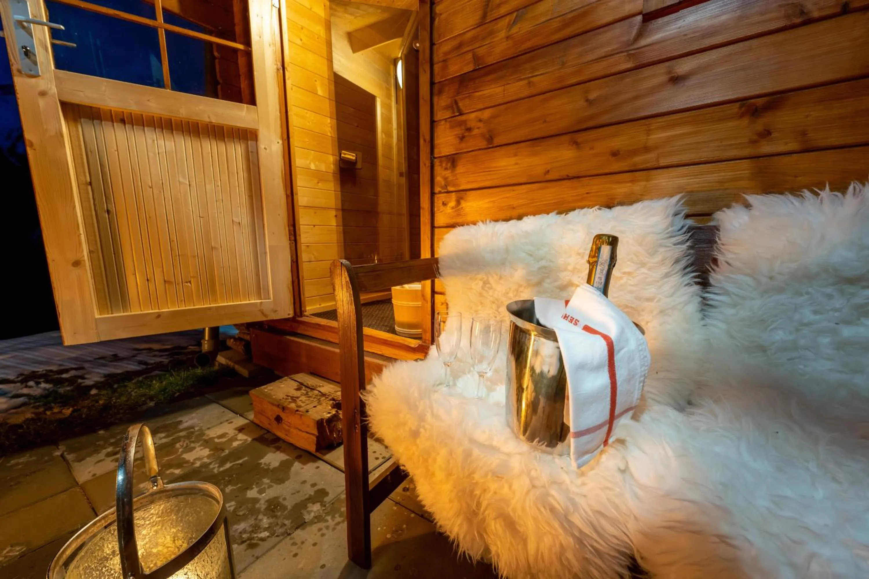 Bed in Hotel Bellwald