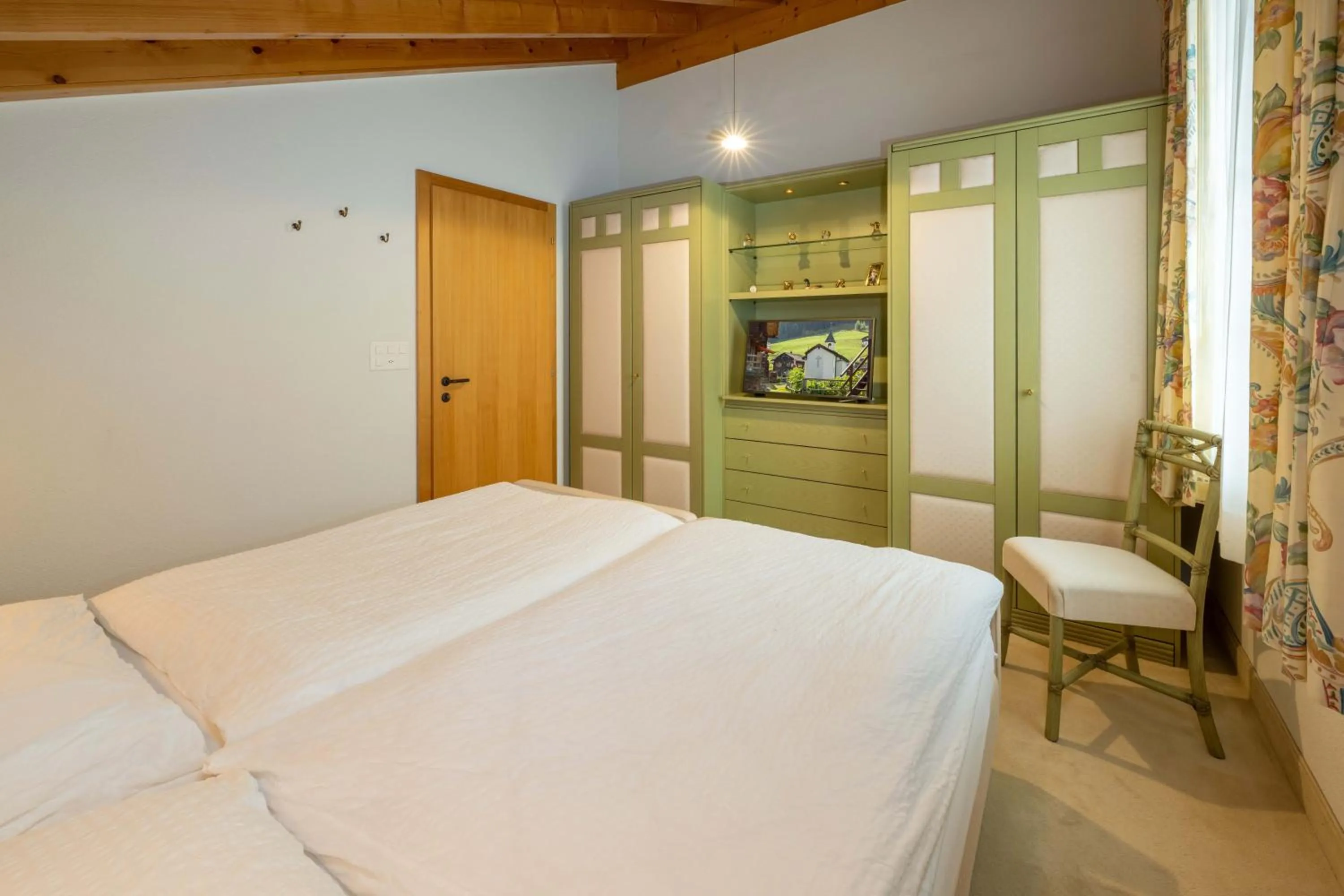 Bed in Hotel Bellwald