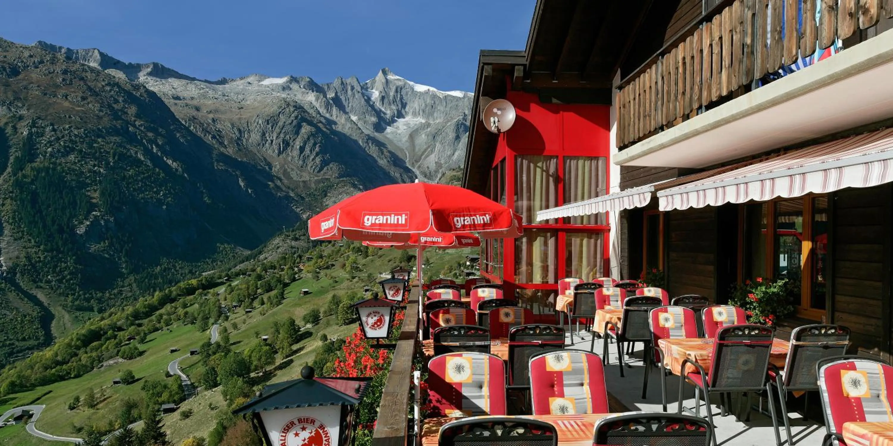 Balcony/Terrace in Hotel Bellwald