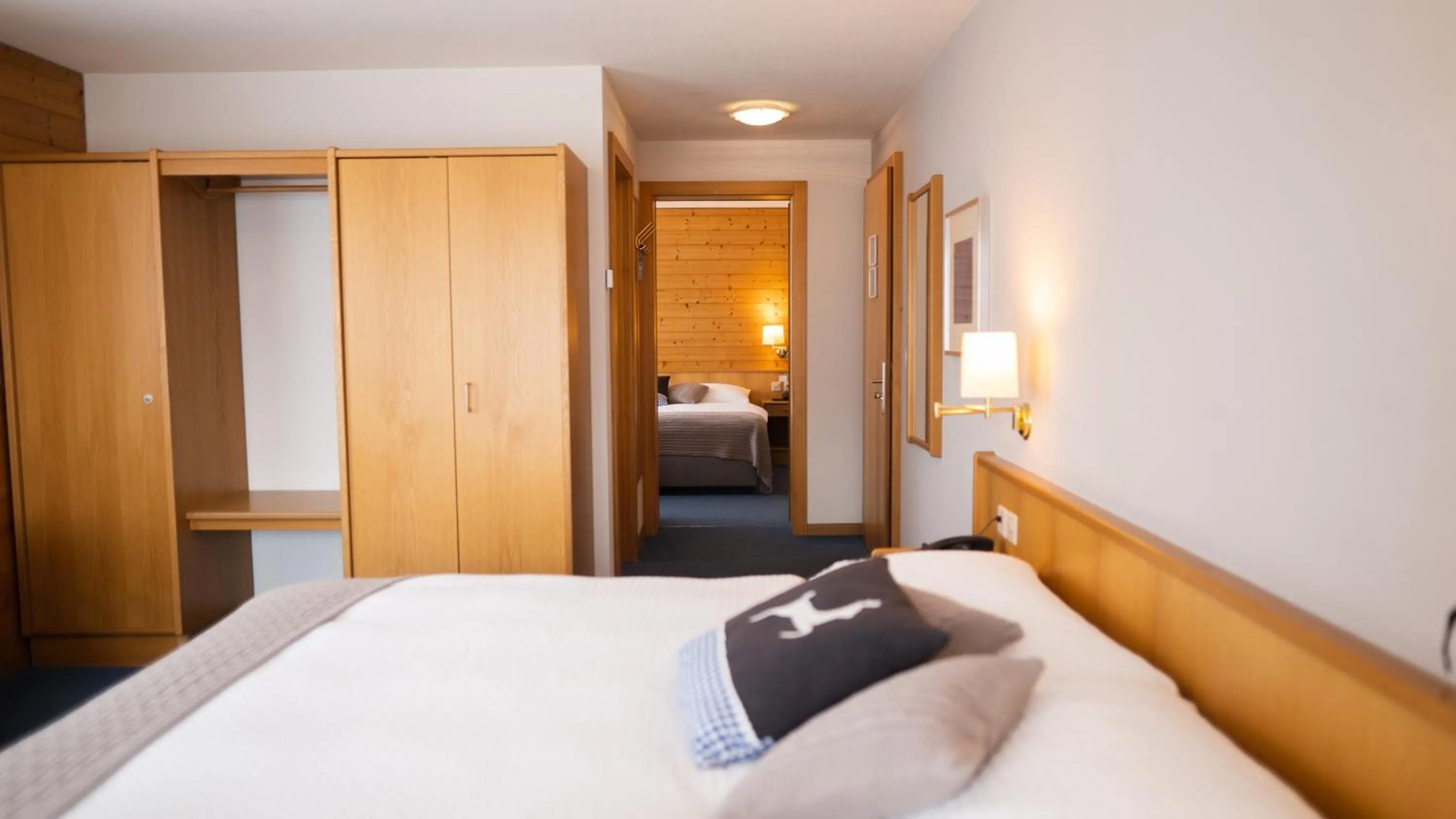 Photo of the whole room, Bed in Hotel Bellwald