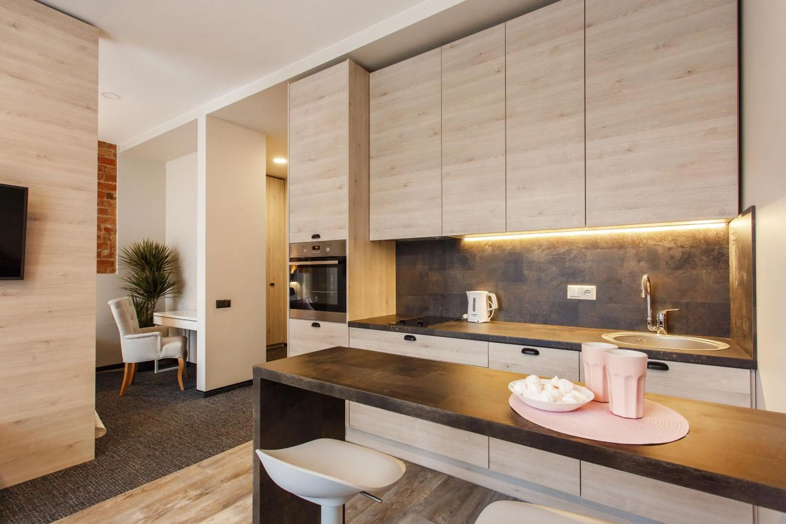 Photo of the whole room in Old Town Trio Apartments