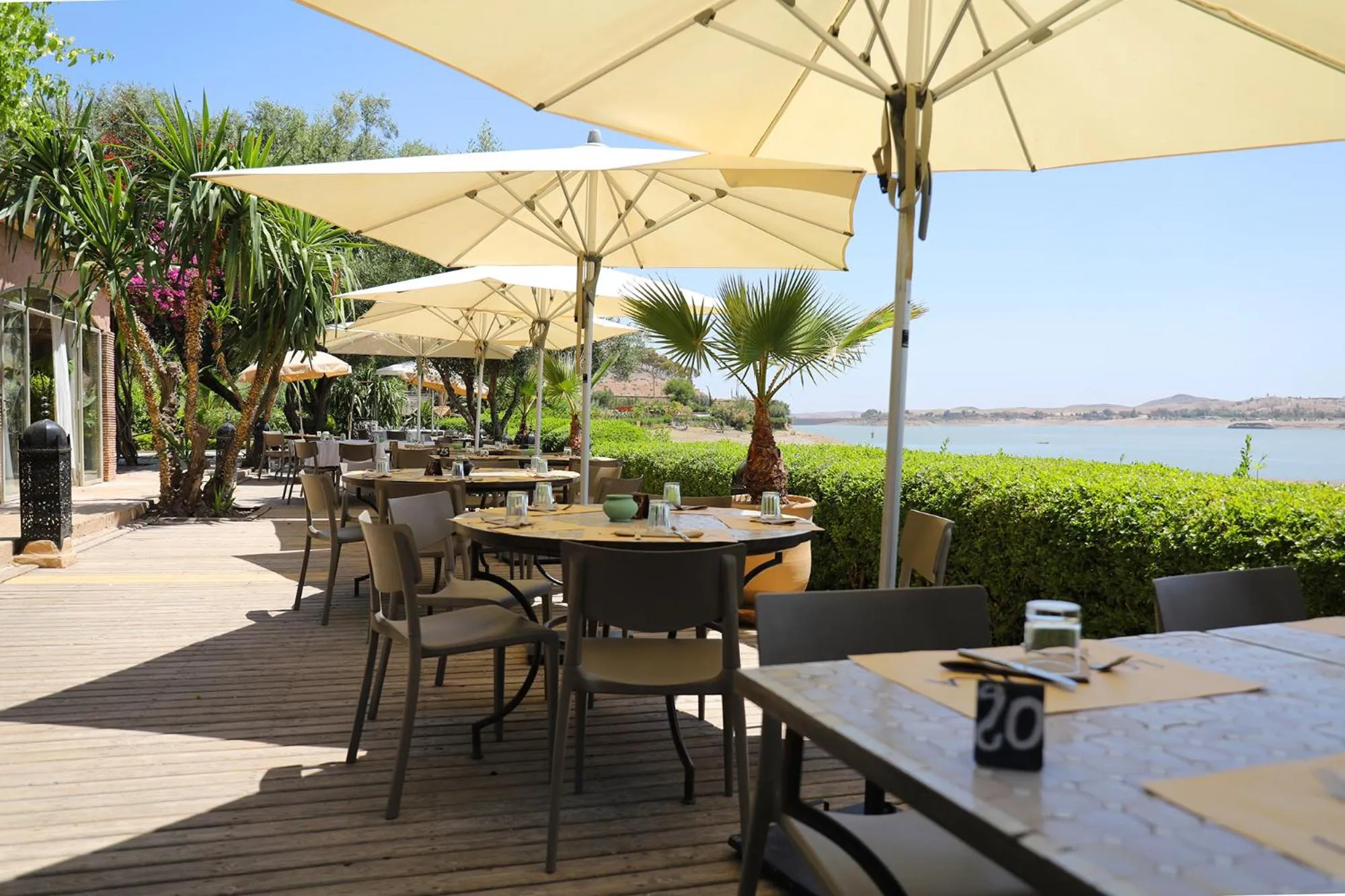 Patio in Le Petit Hôtel du Flouka