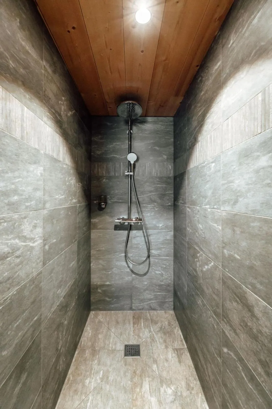 Shower in Hotel Furka