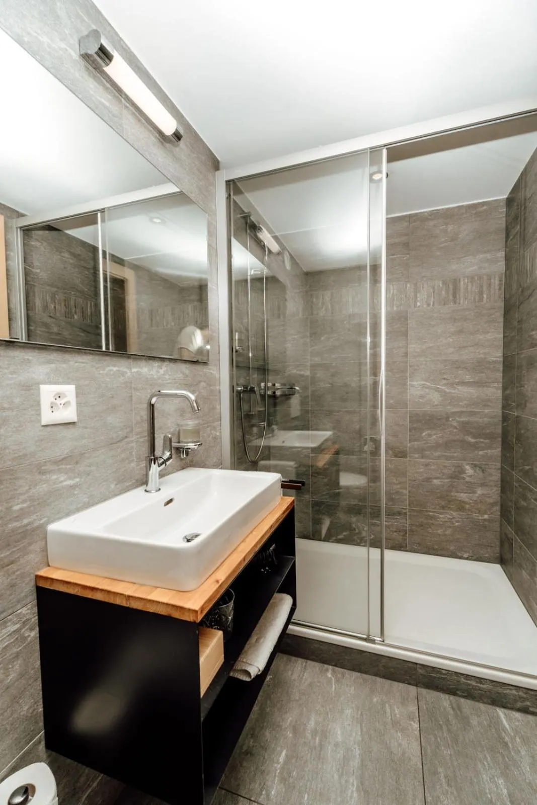 Bathroom in Hotel Furka