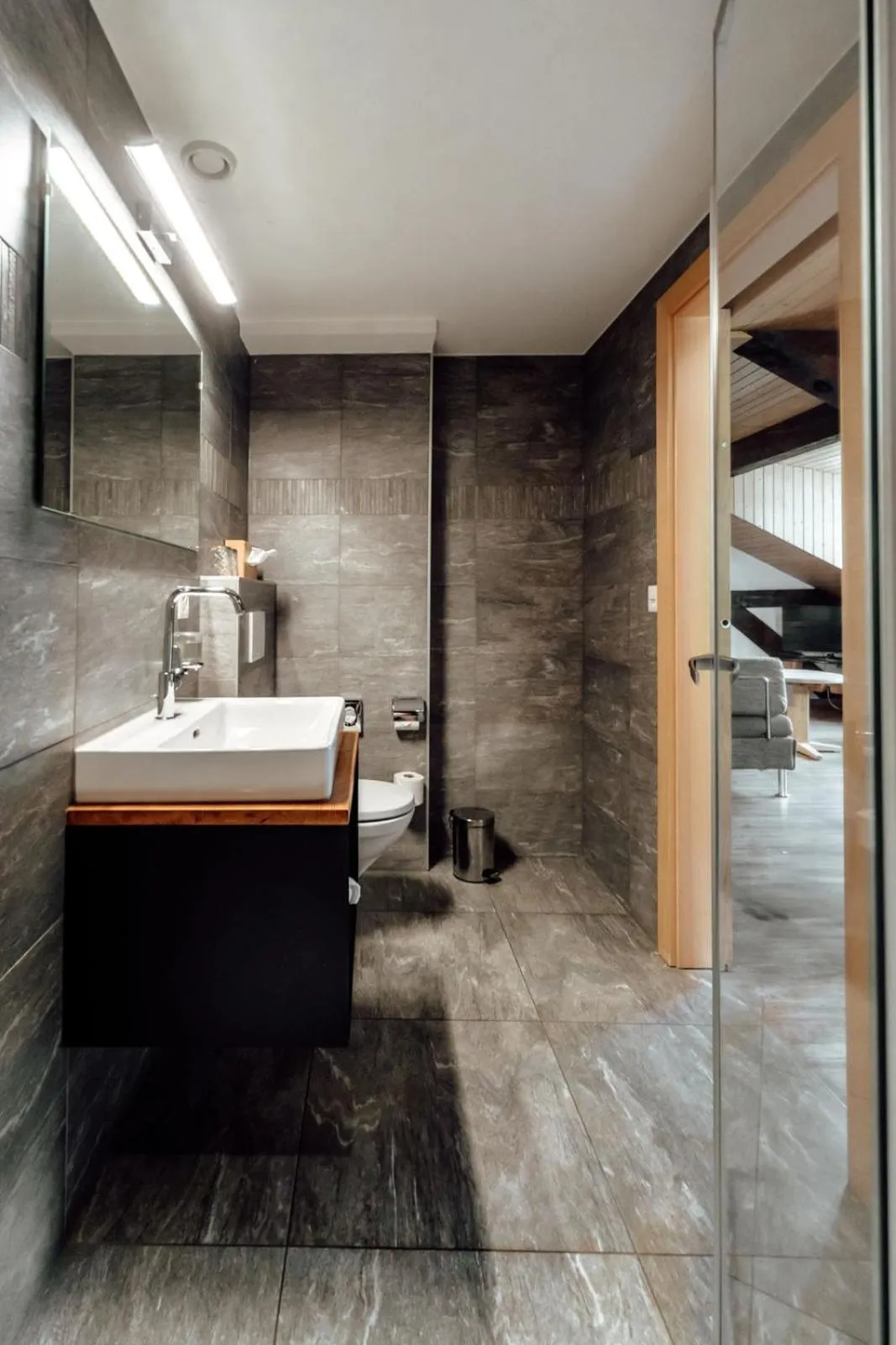 Bathroom in Hotel Furka