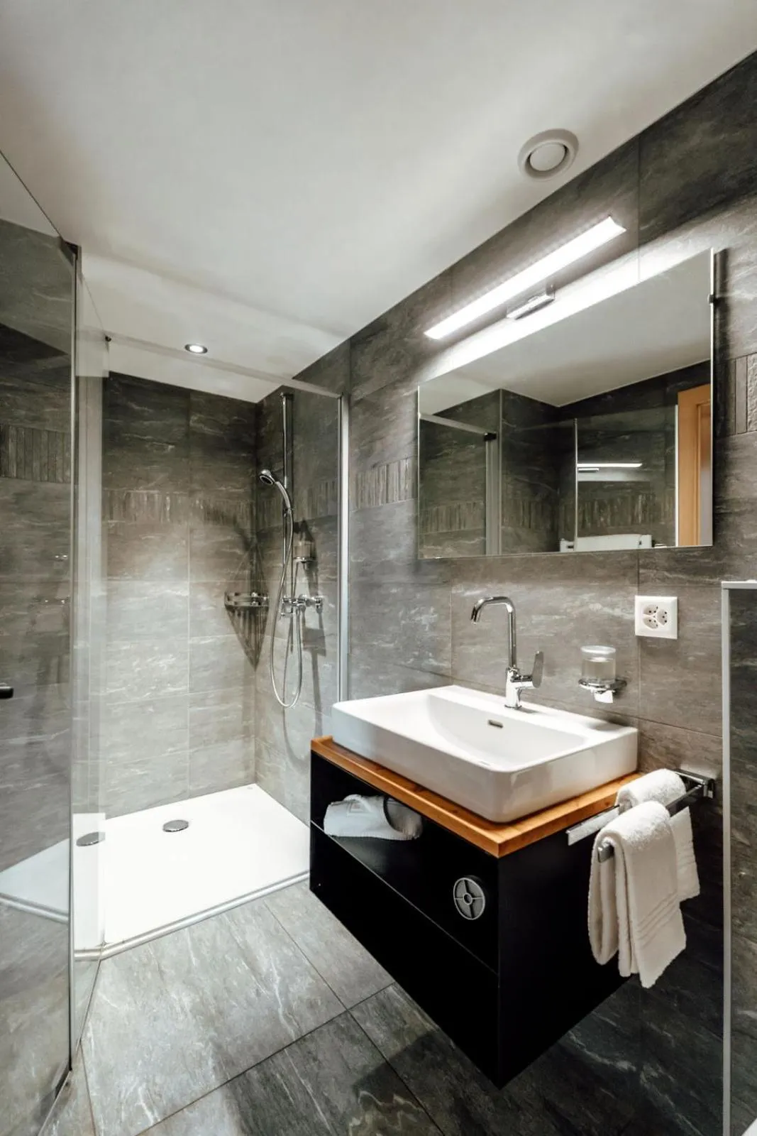 Bathroom in Hotel Furka