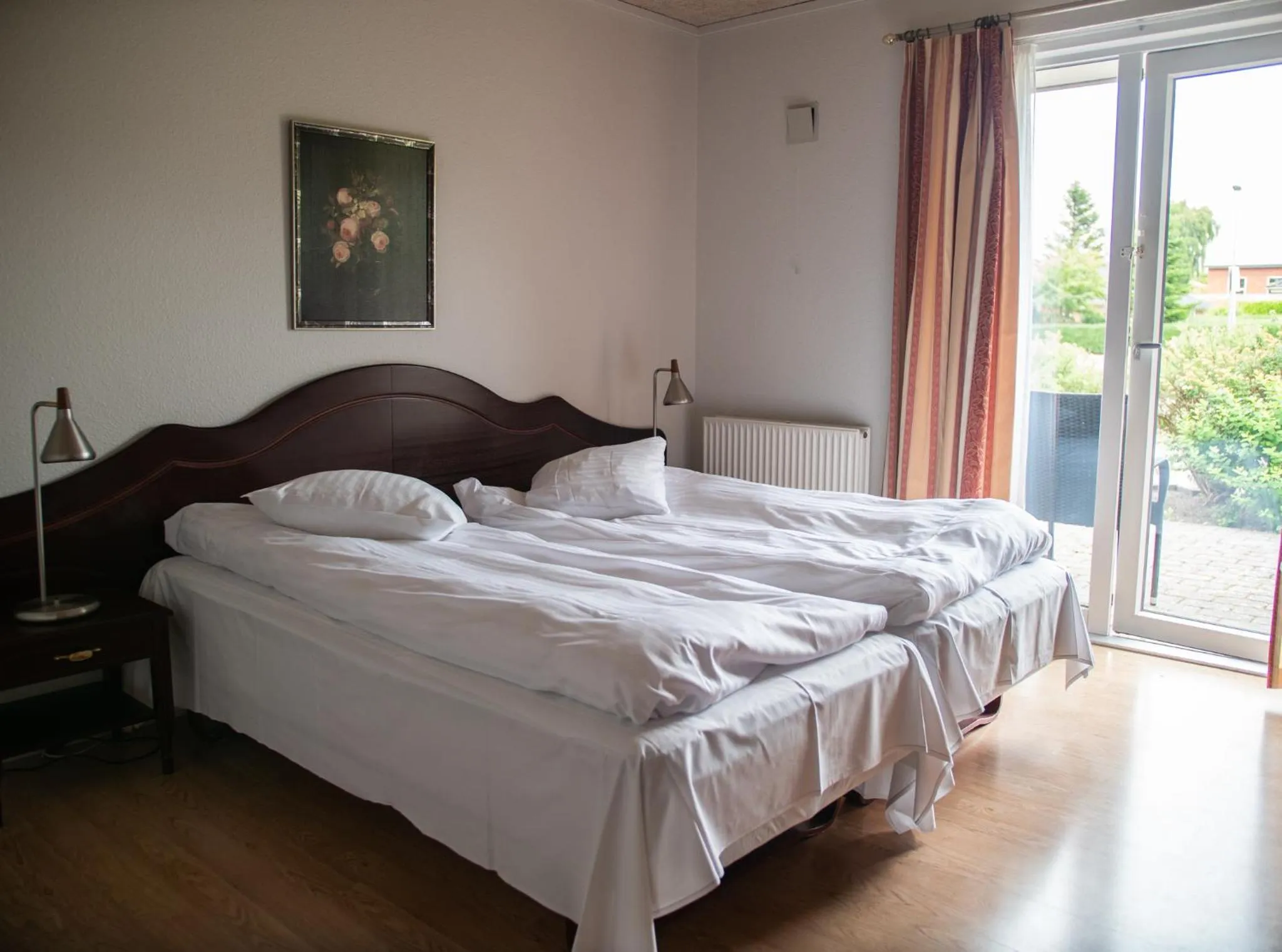 Bed in Hotel Søgården Brørup