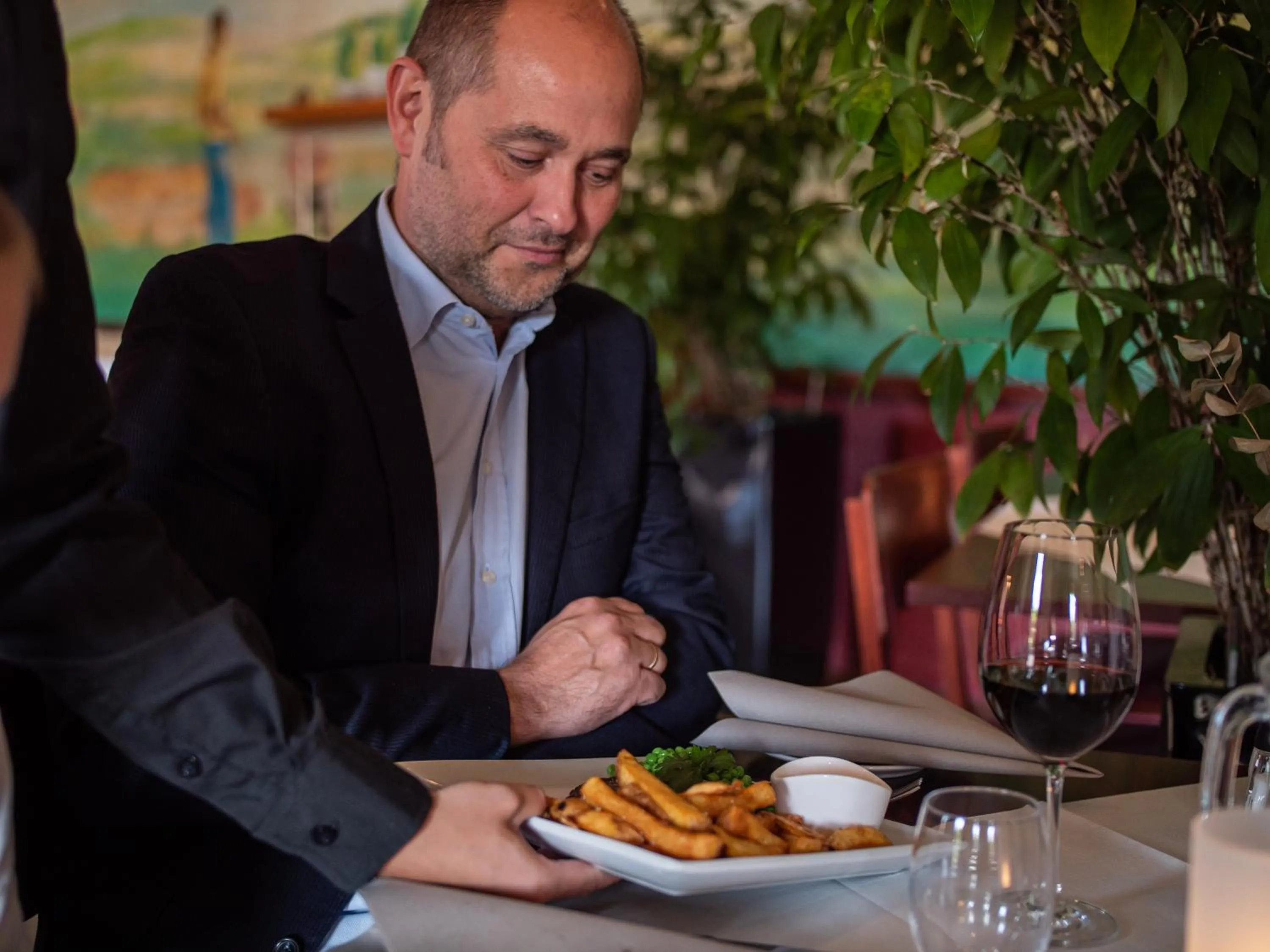 Restaurant/places to eat in Hotel Søgården Brørup