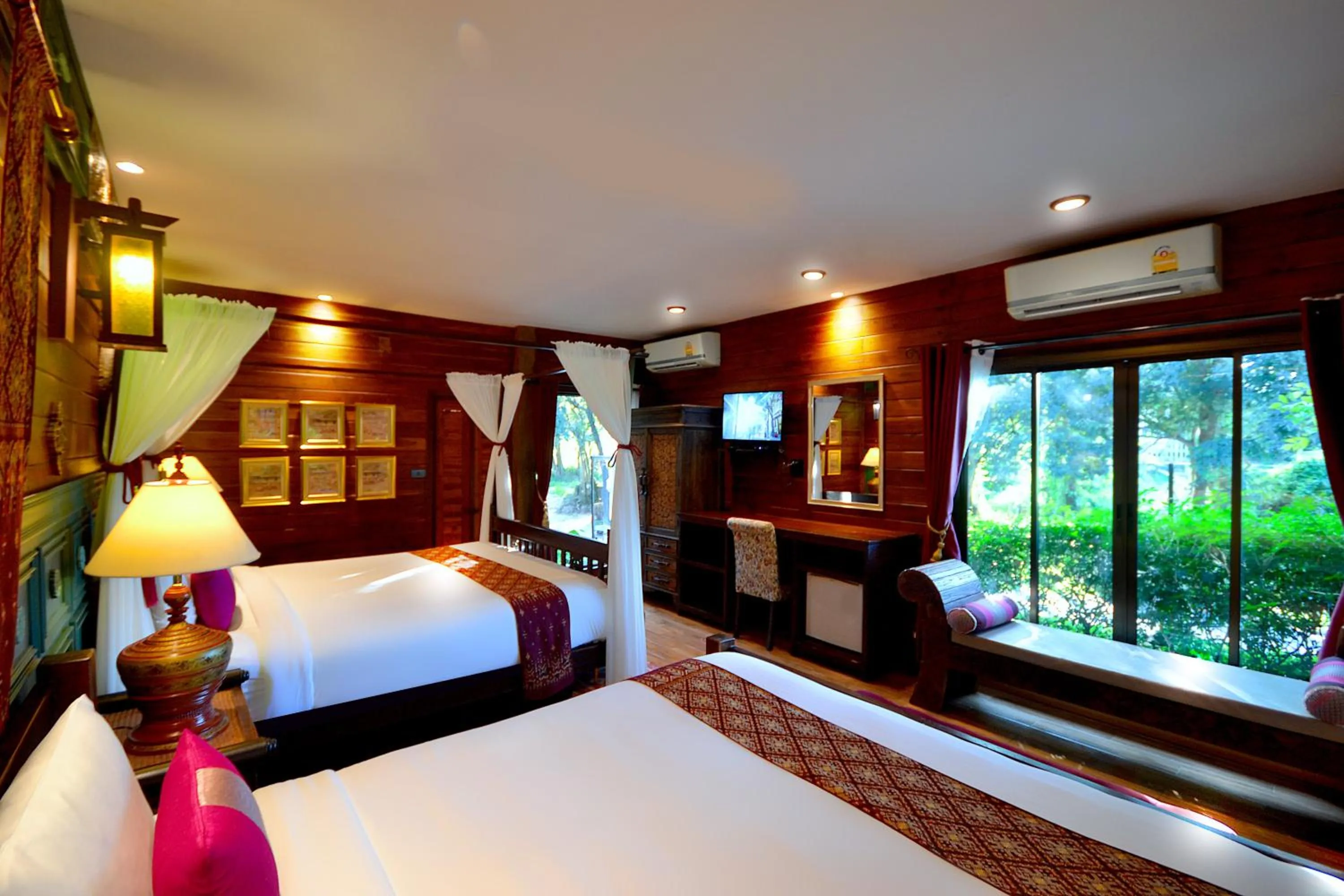 View (from property/room), Bed in Thai Thai Sukhothai Resort