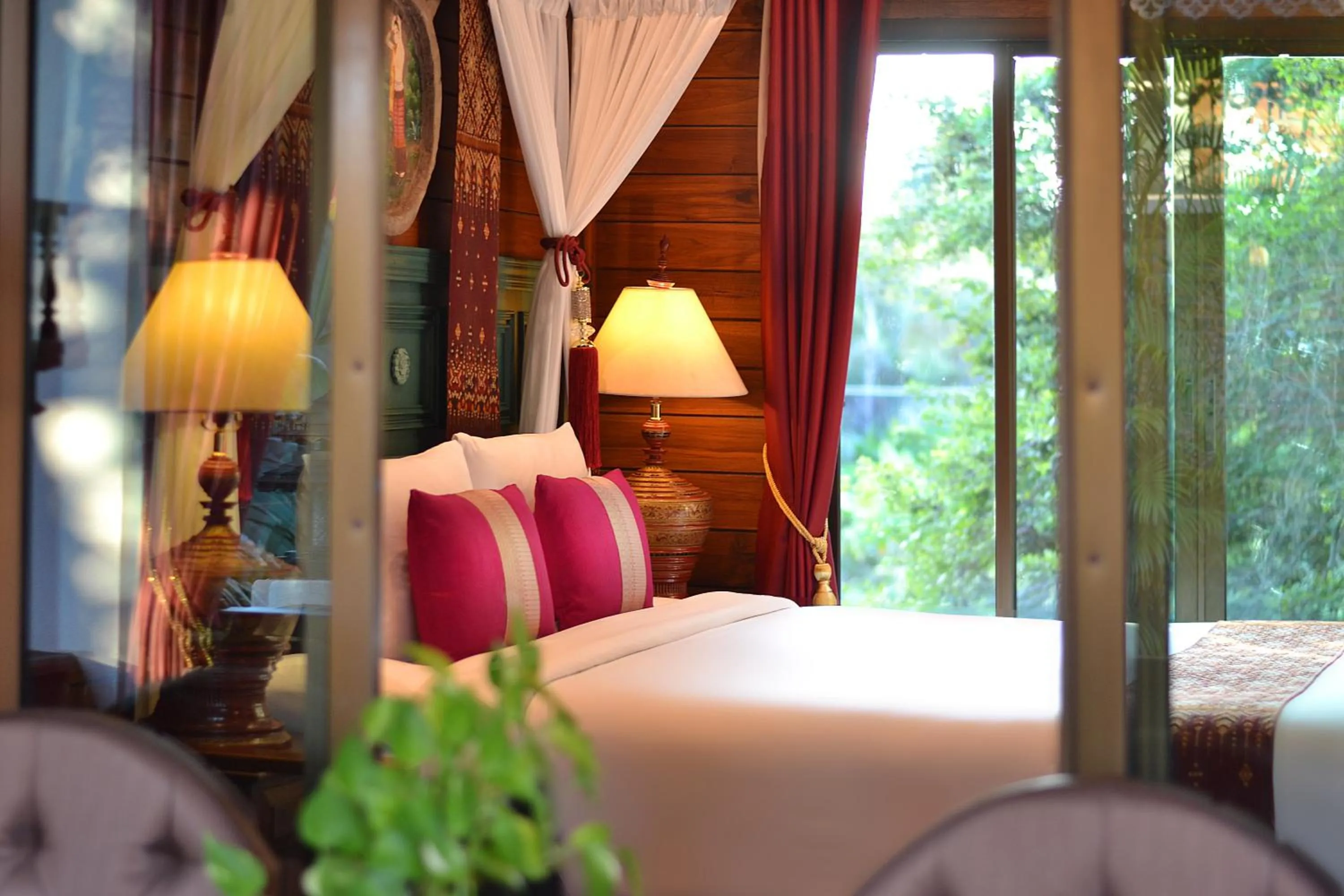 View (from property/room), Bed in Thai Thai Sukhothai Resort