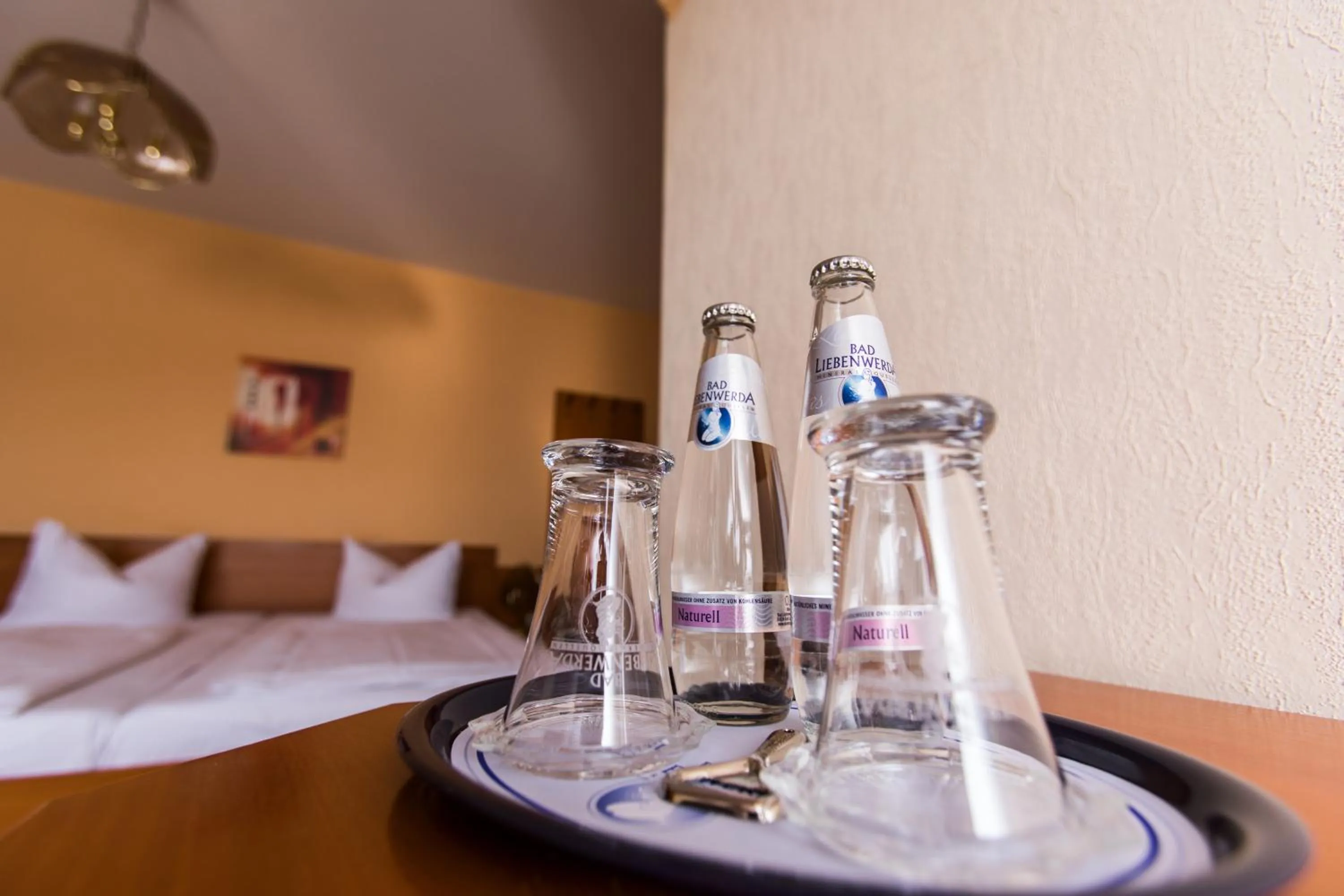 Drinks, Bed in Parkhotel Pretzsch