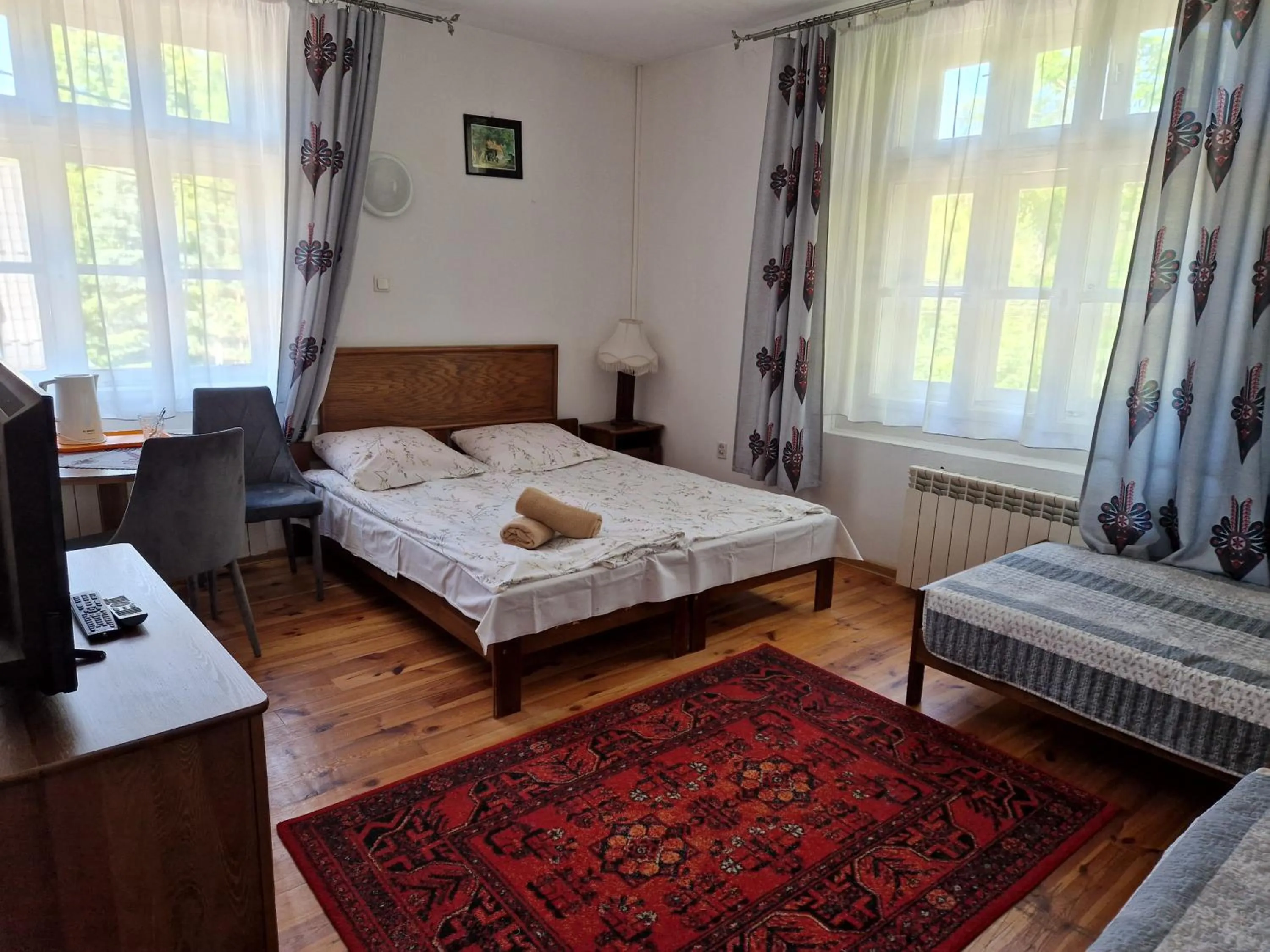 Photo of the whole room, Bed in Willa Pod Piórem