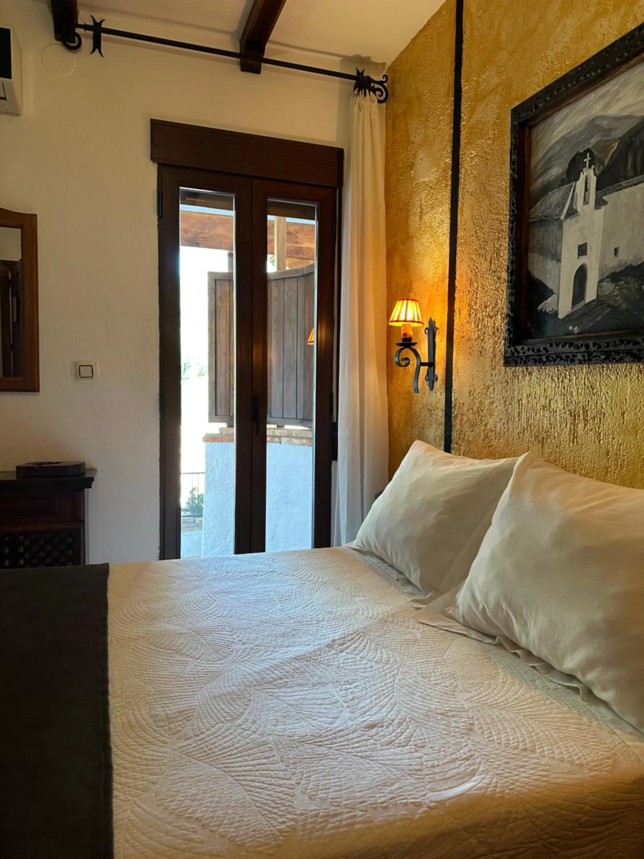 Bedroom, Bed in Hotel Rural Convento Santa Maria de la Sierra
