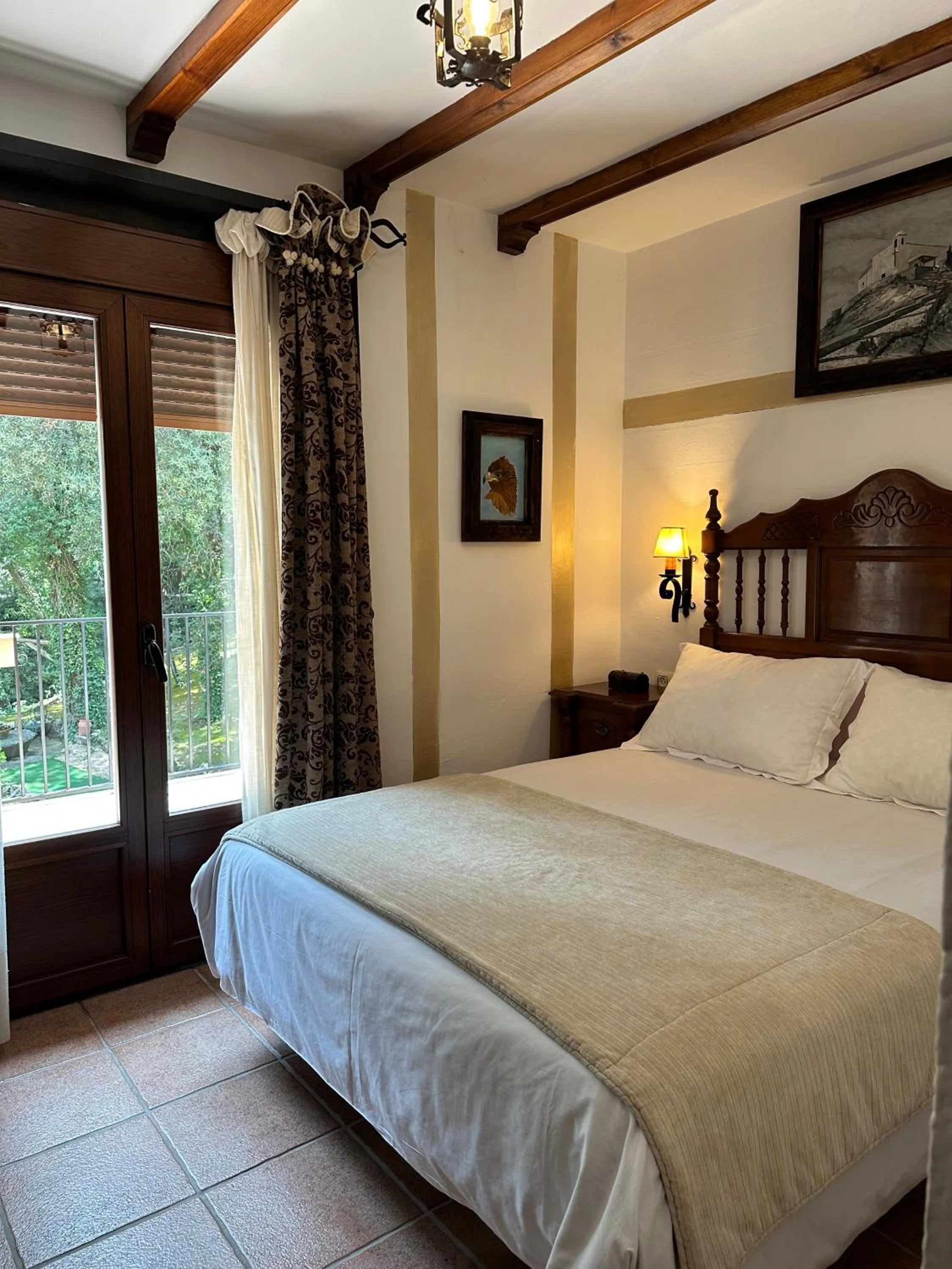 Bedroom, Bed in Hotel Rural Convento Santa Maria de la Sierra