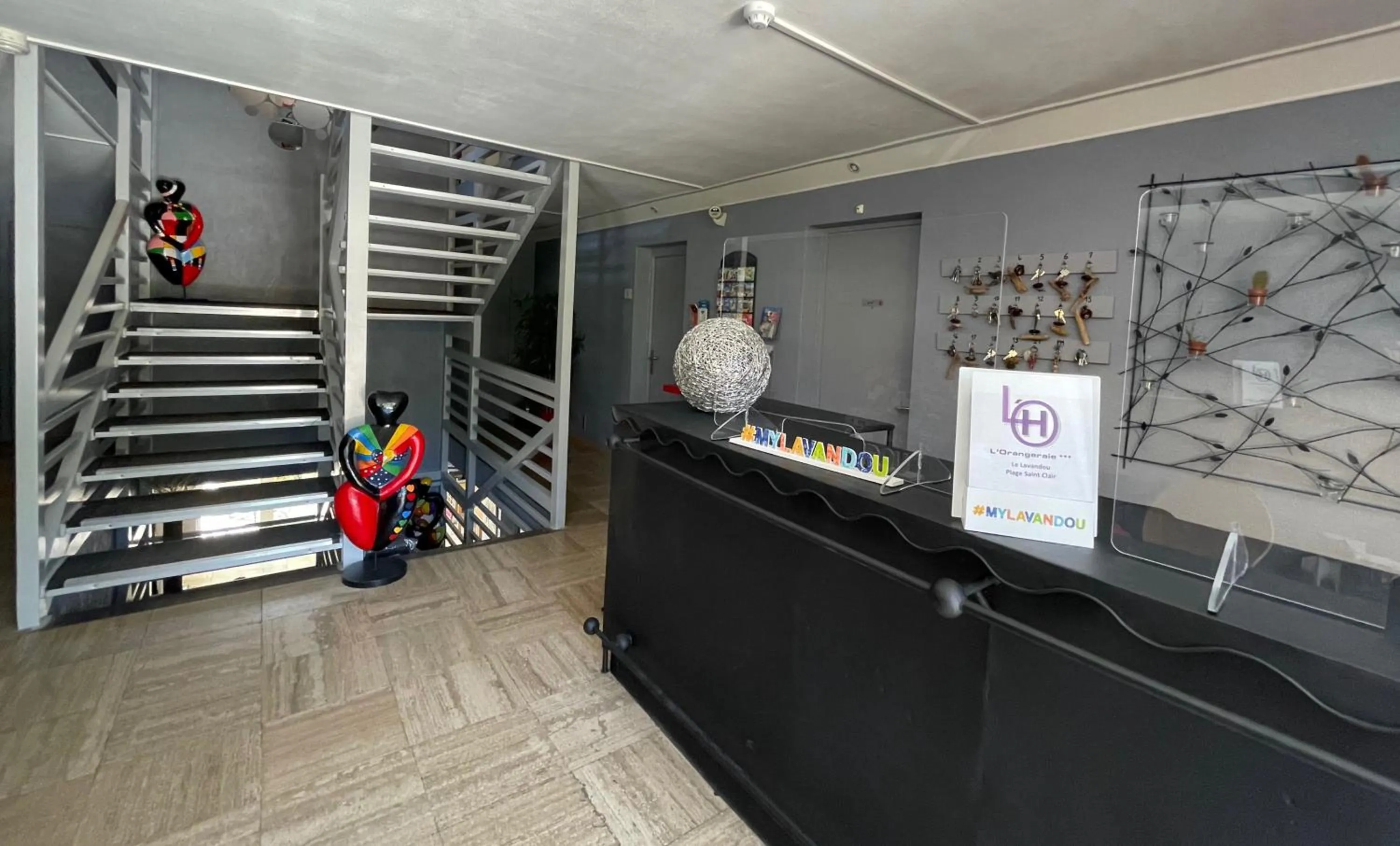 Lobby or reception in Hotel L'Orangeraie