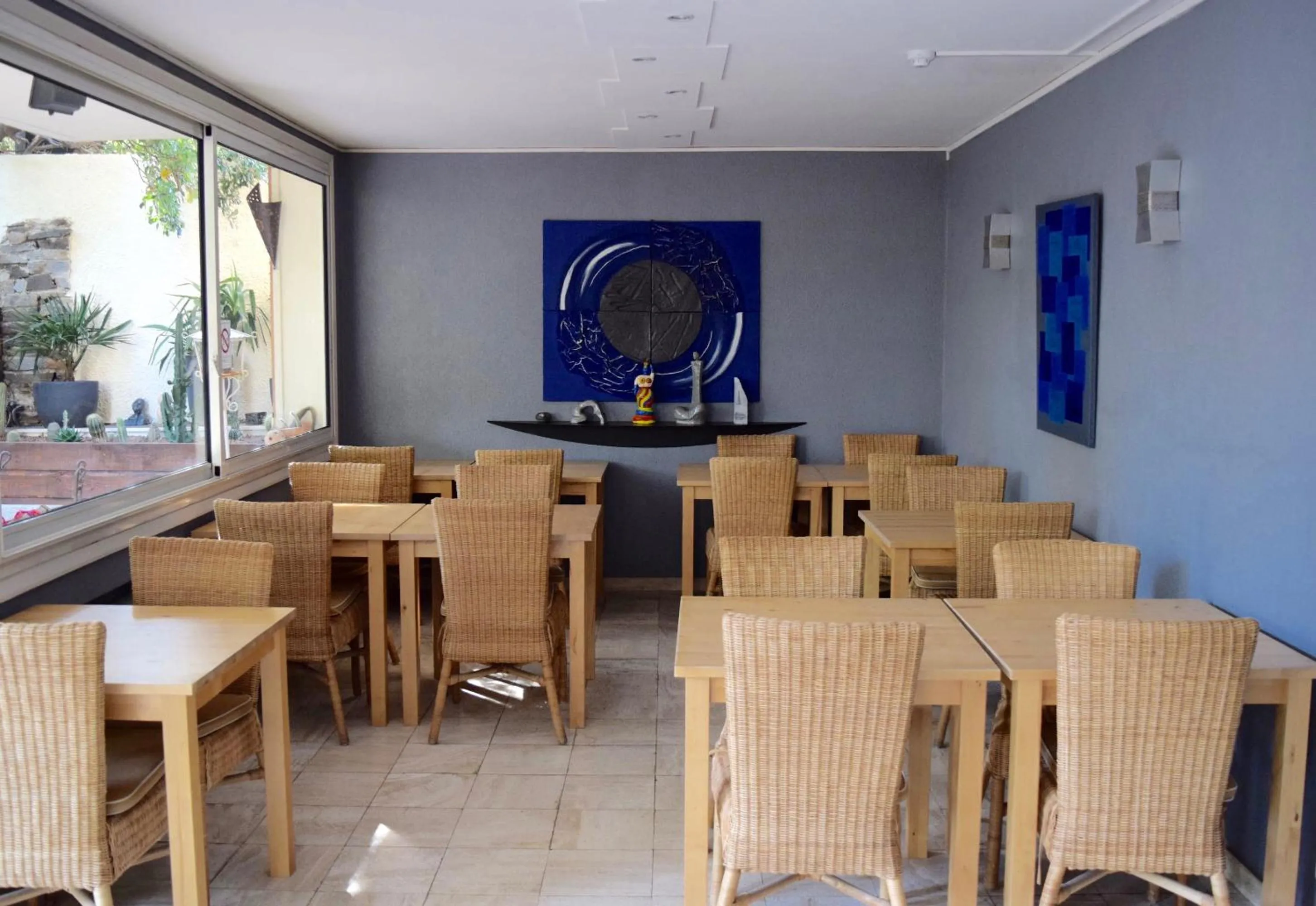 Decorative detail in Hotel L'Orangeraie