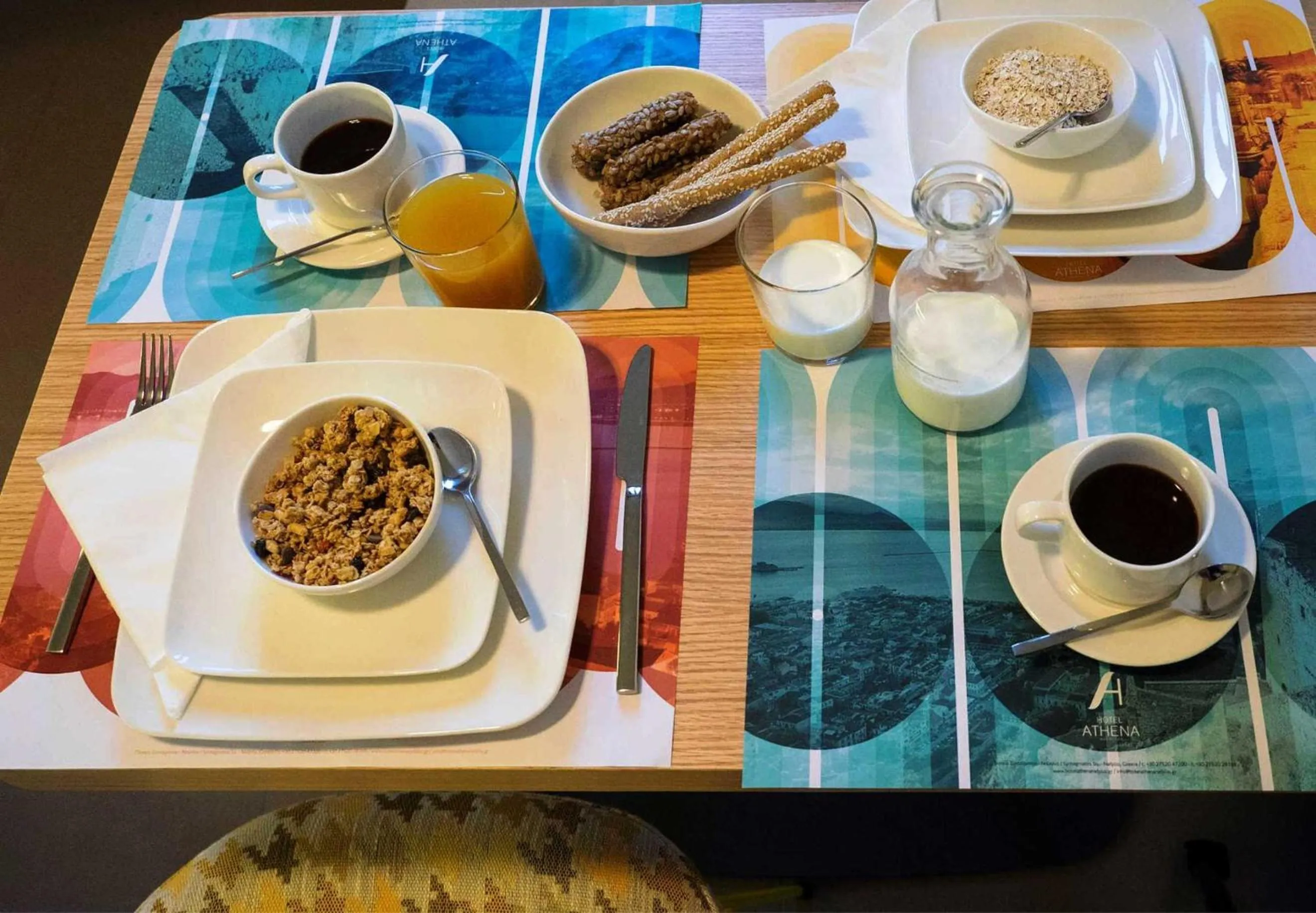 Breakfast in Athena hotel