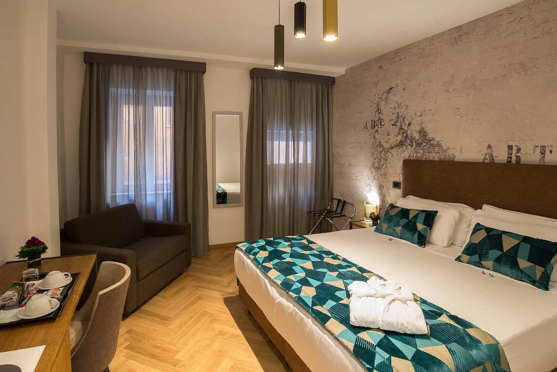 Bedroom, Bed in Navona Essence Hotel