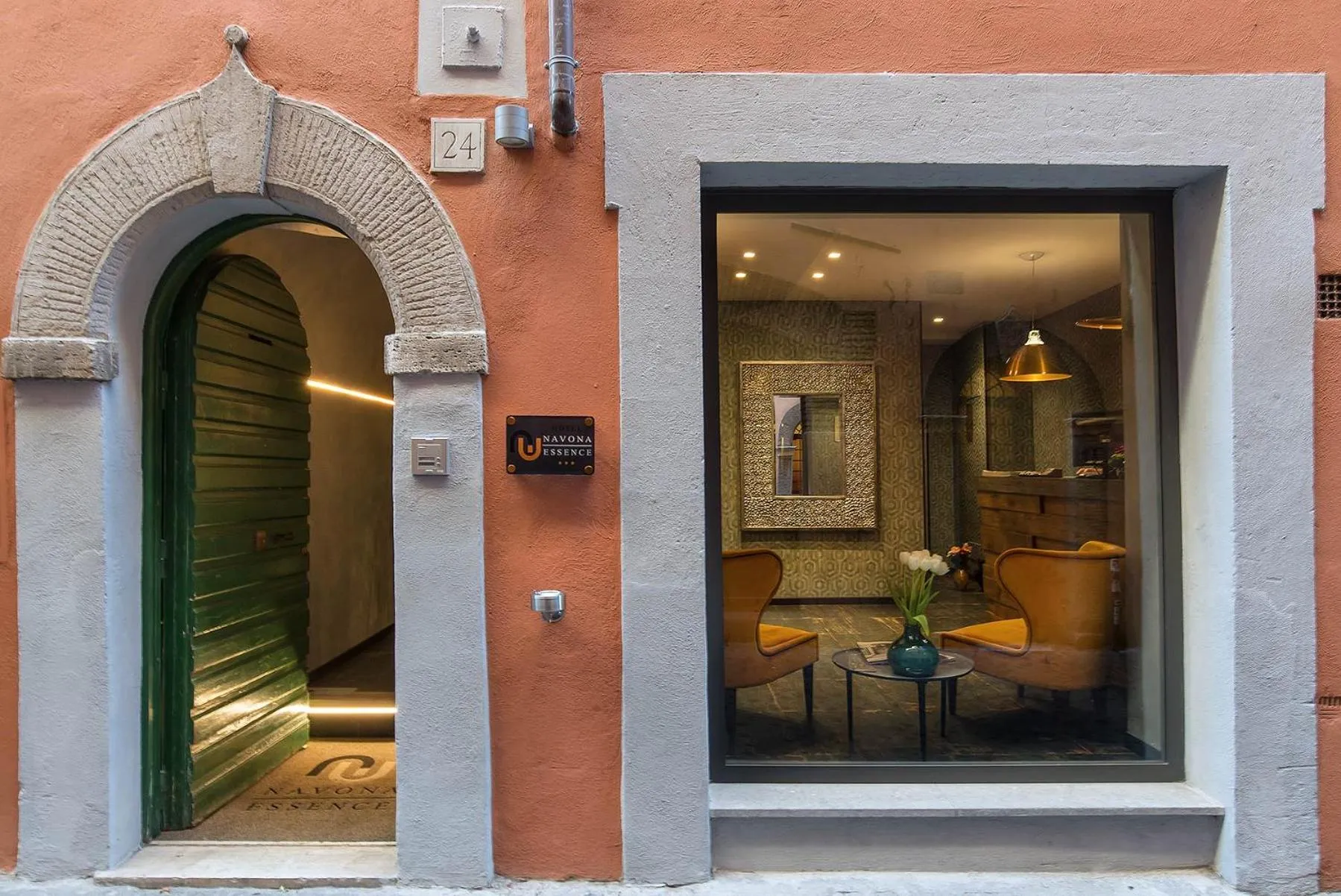 Facade/entrance in Navona Essence Hotel