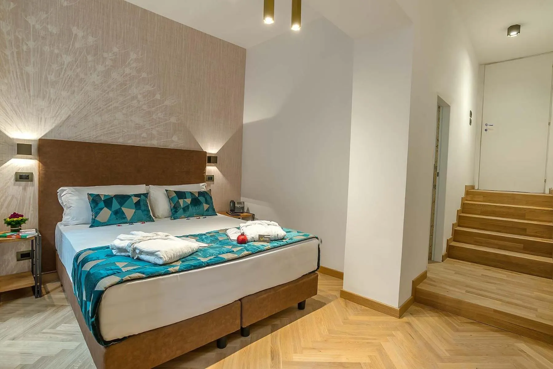 Photo of the whole room, Bed in Navona Essence Hotel