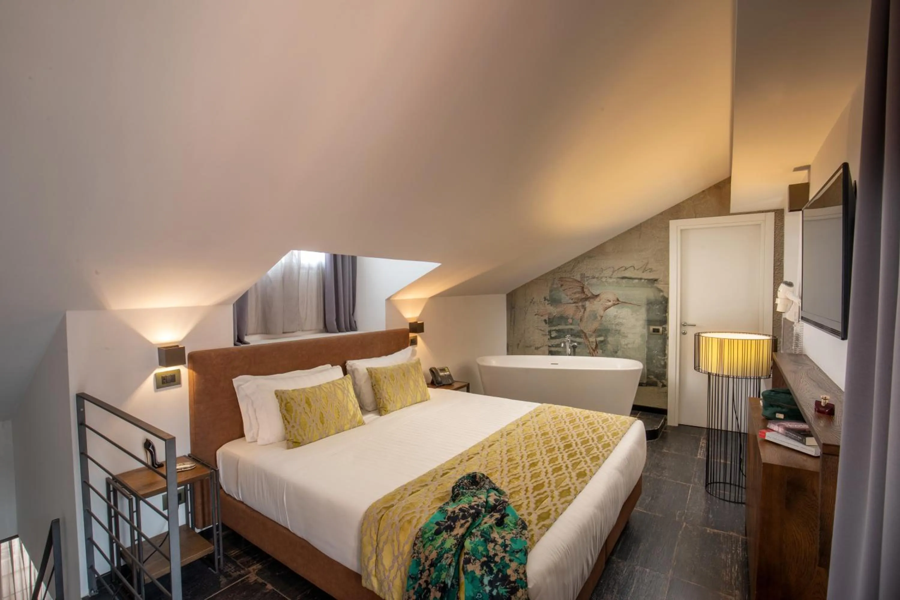 Bedroom, Bed in Navona Essence Hotel