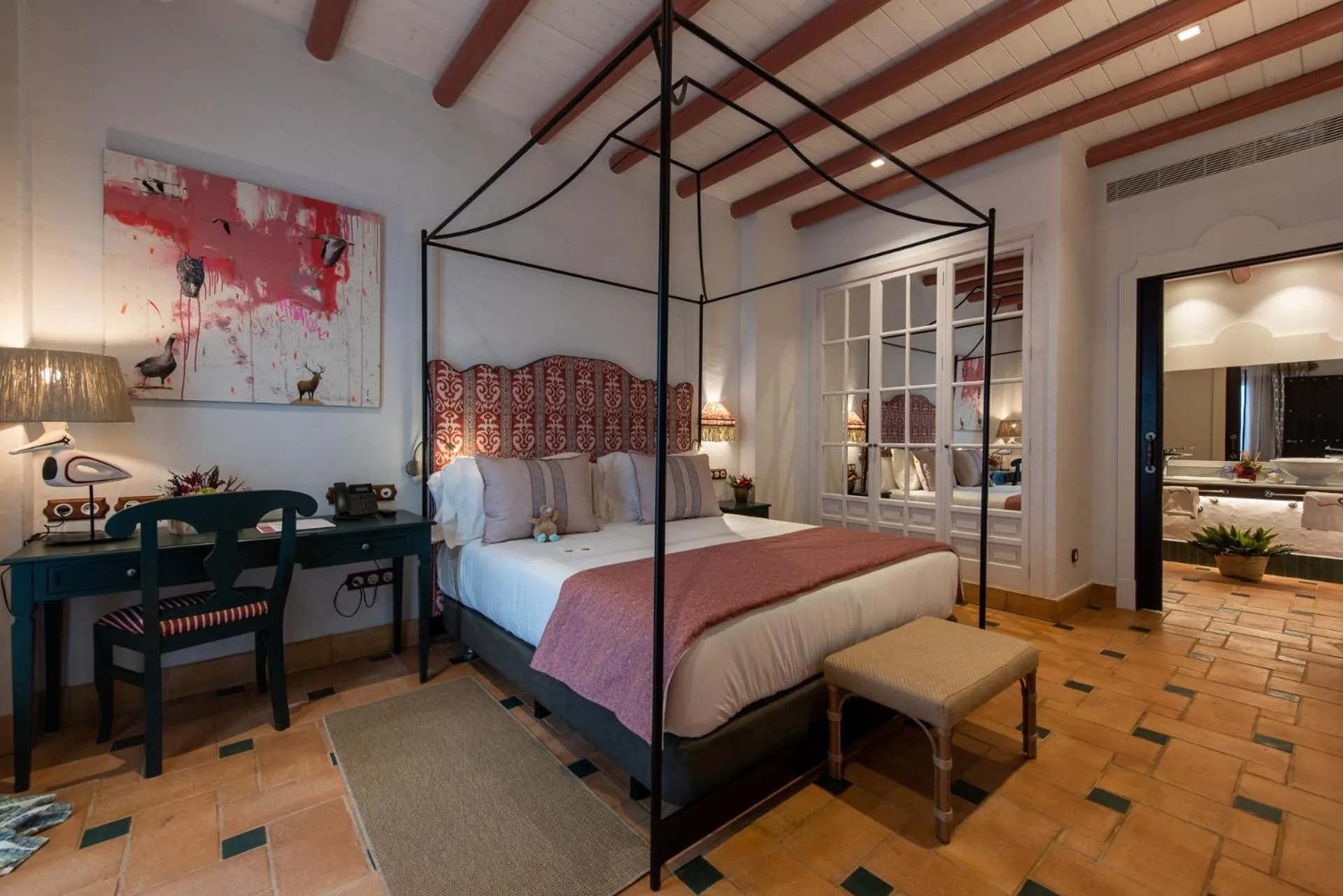 Bed in Hotel La Malvasía